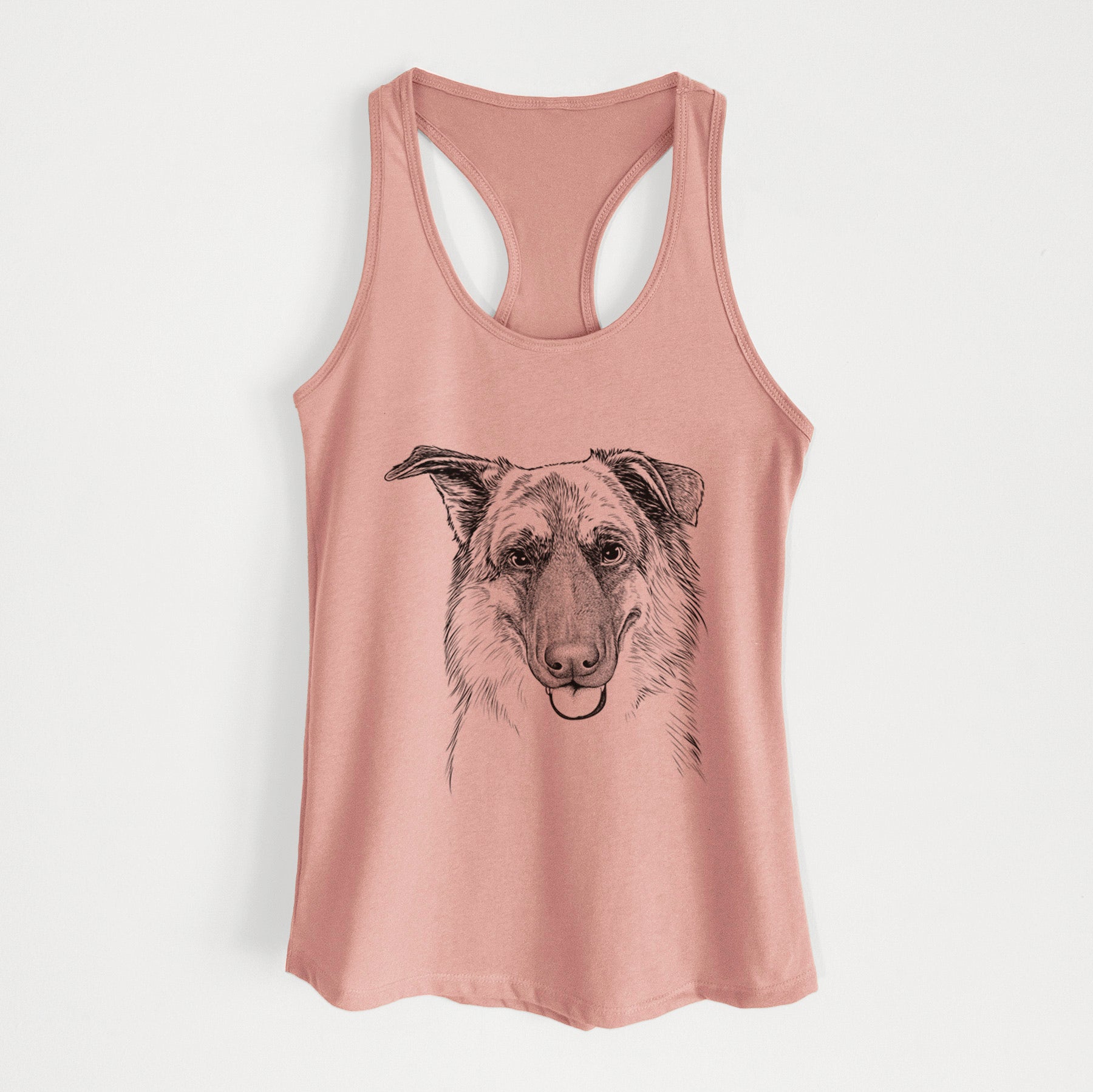 Henry the German Shepherd - Women's Racerback Tanktop