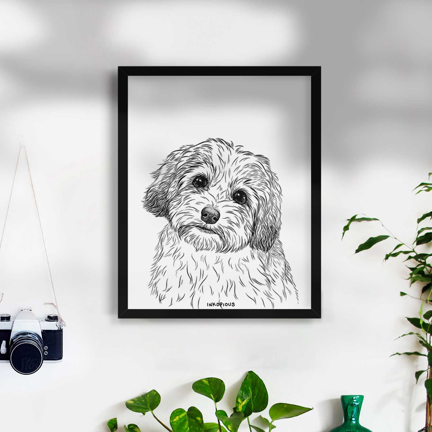 Henry the Havanese Art Print