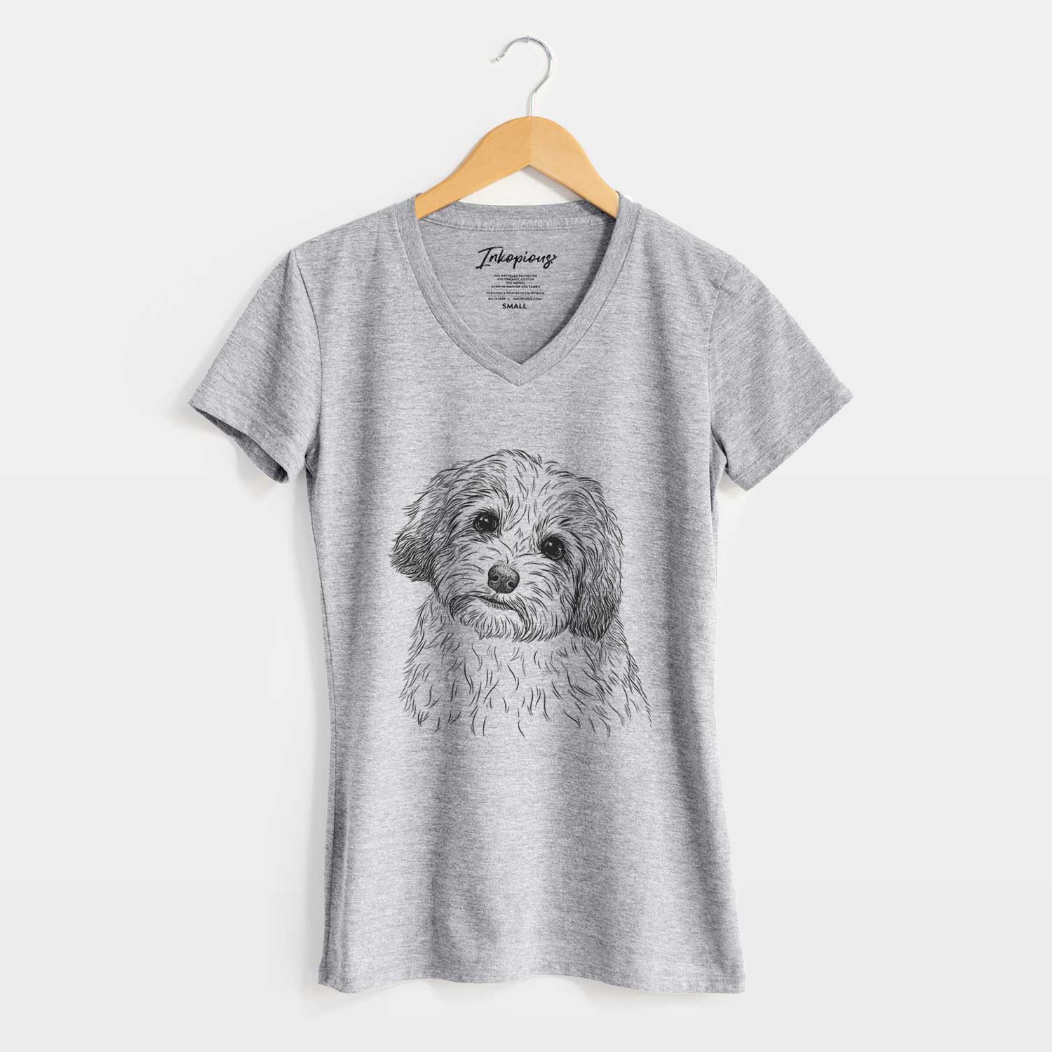 Bare Henry the Havanese - Women's V-neck Shirt