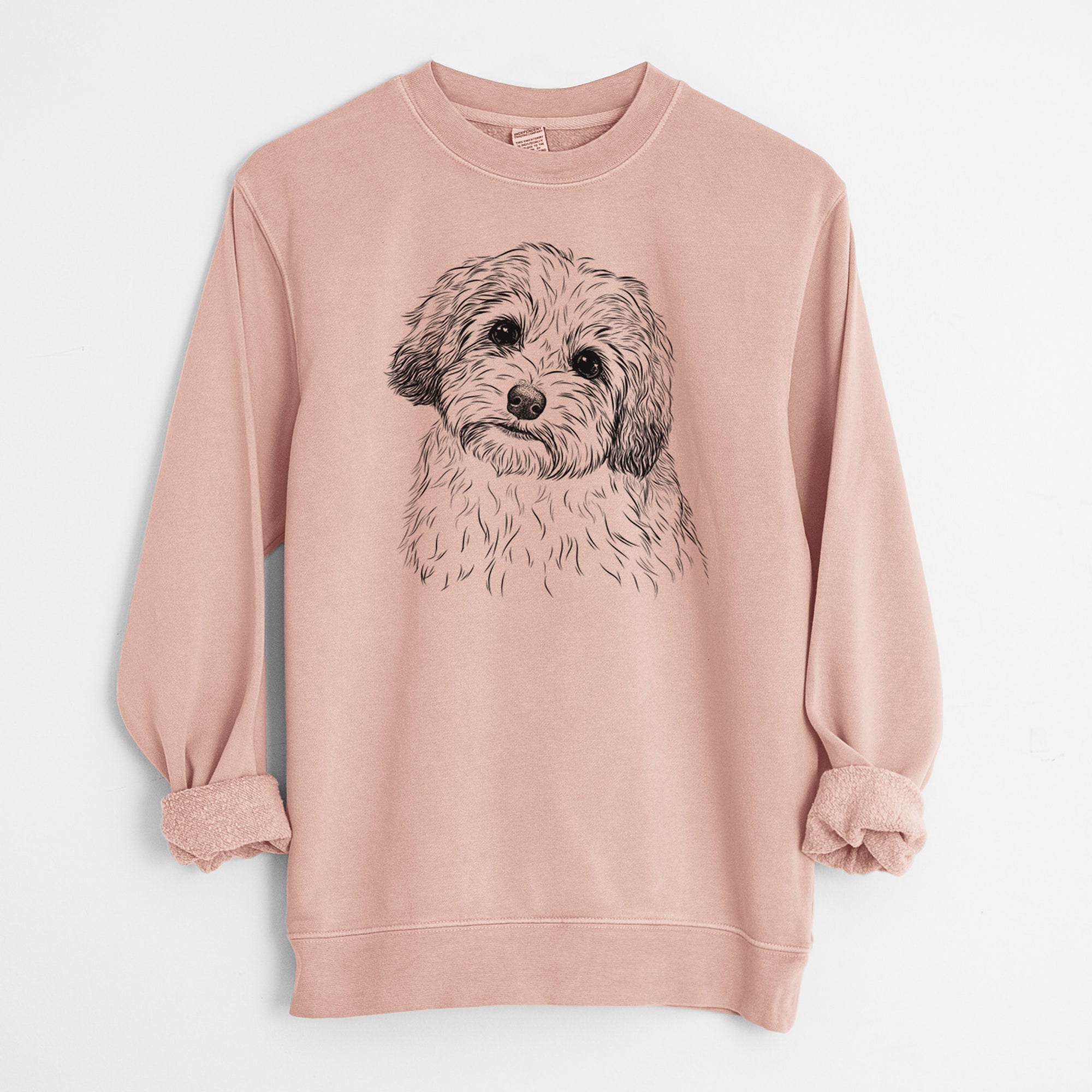 Bare Henry the Havanese - Unisex Pigment Dyed Crew Sweatshirt