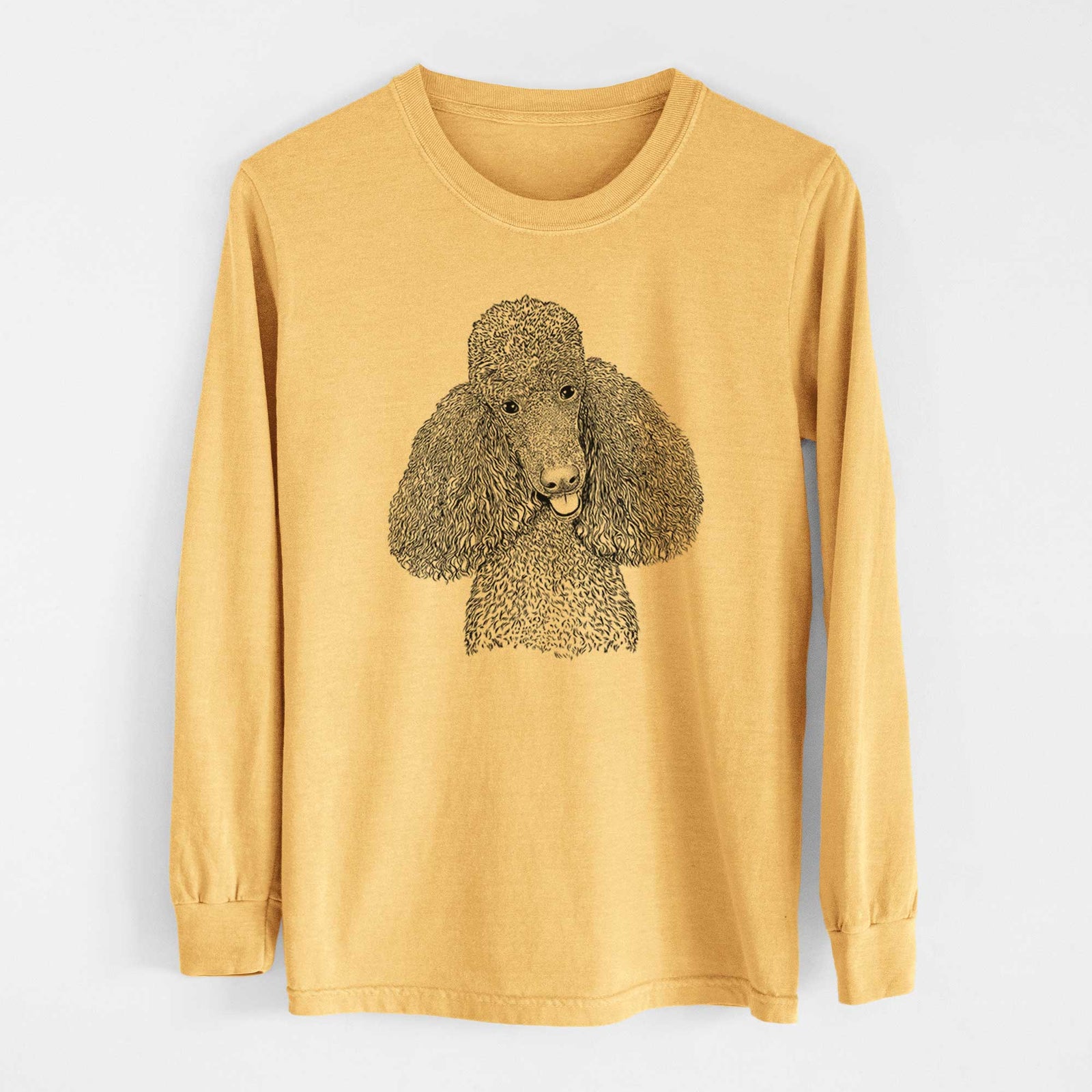 Bare Henry the Standard Poodle - Heavyweight 100% Cotton Long Sleeve