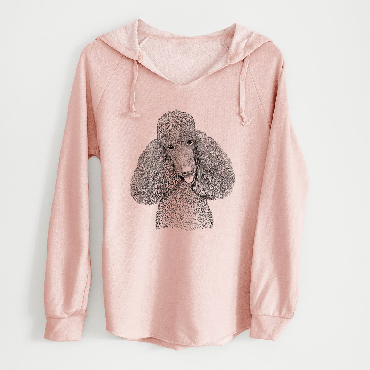 Bare Henry the Standard Poodle - Cali Wave Hooded Sweatshirt