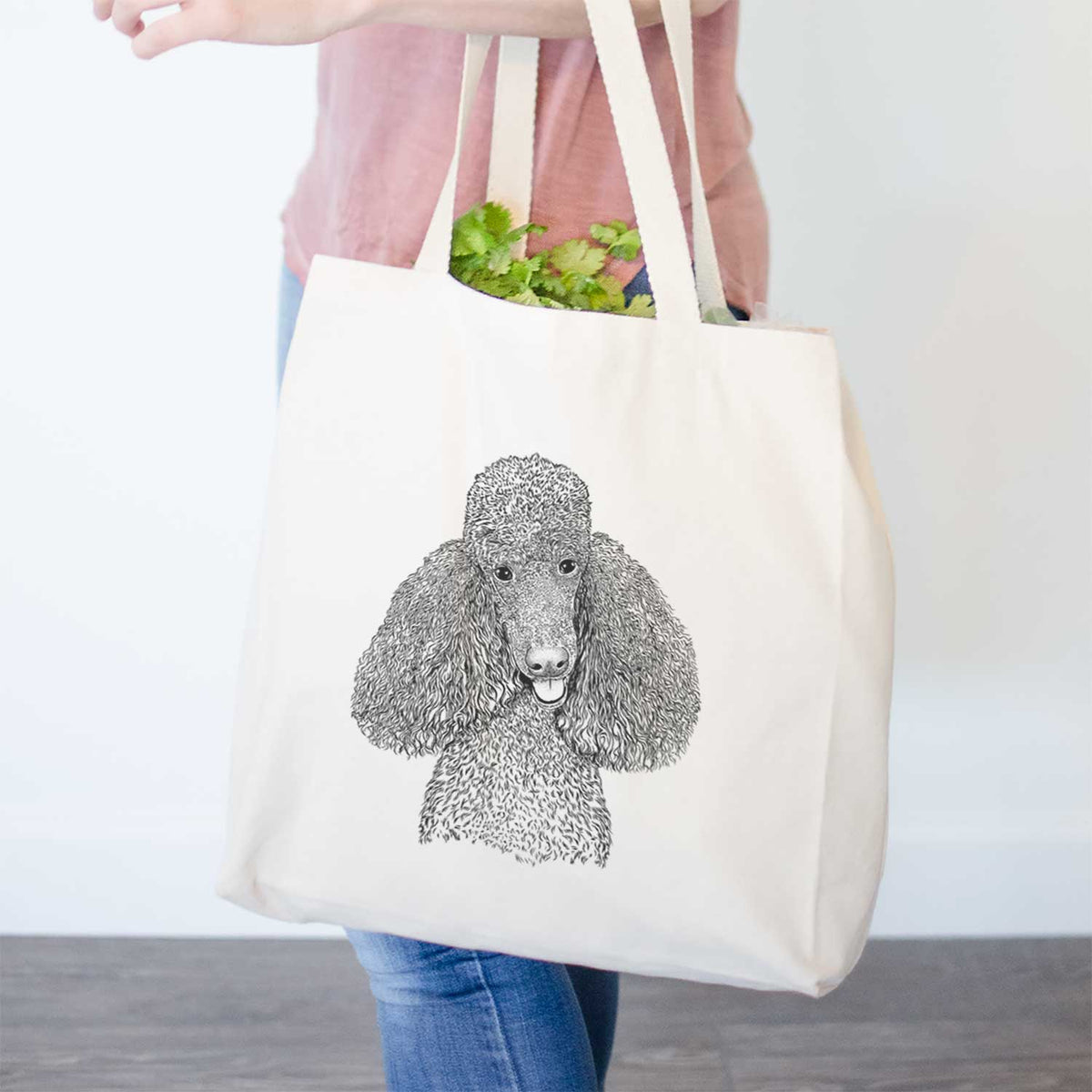 Henry the Standard Poodle - Tote Bag