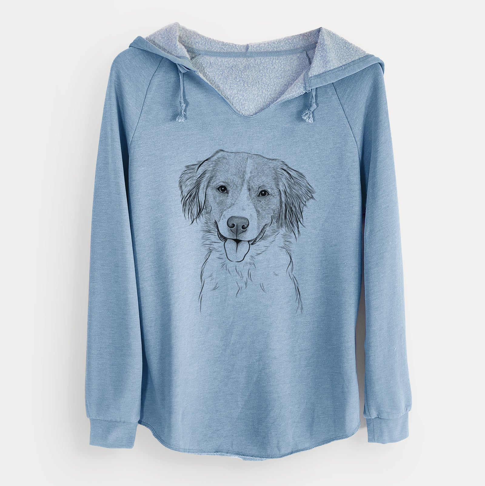 Bare Hercules the Nederlandse Kooikerhondje - Cali Wave Hooded Sweatshirt