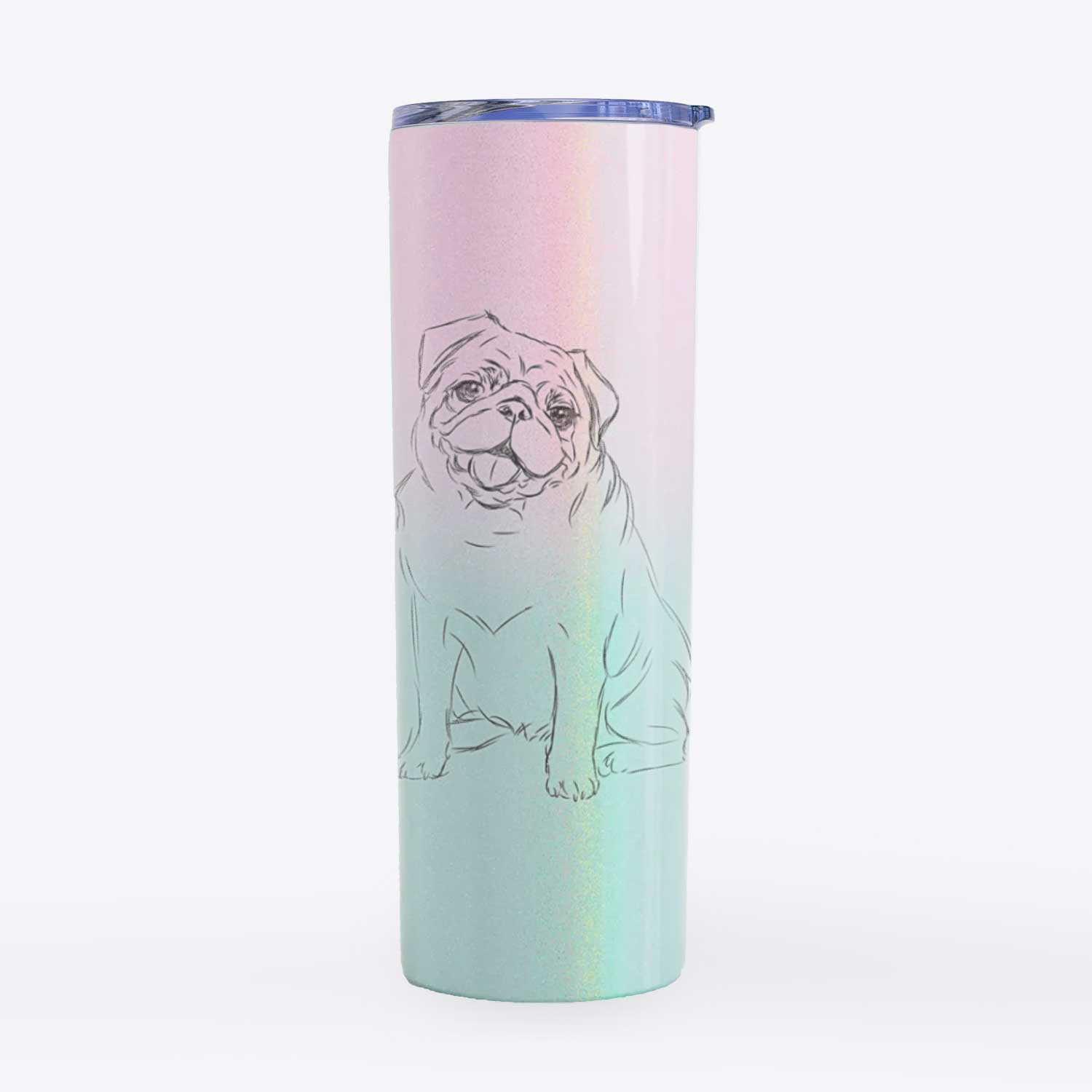 Higgins the Pug - 20oz Skinny Tumbler