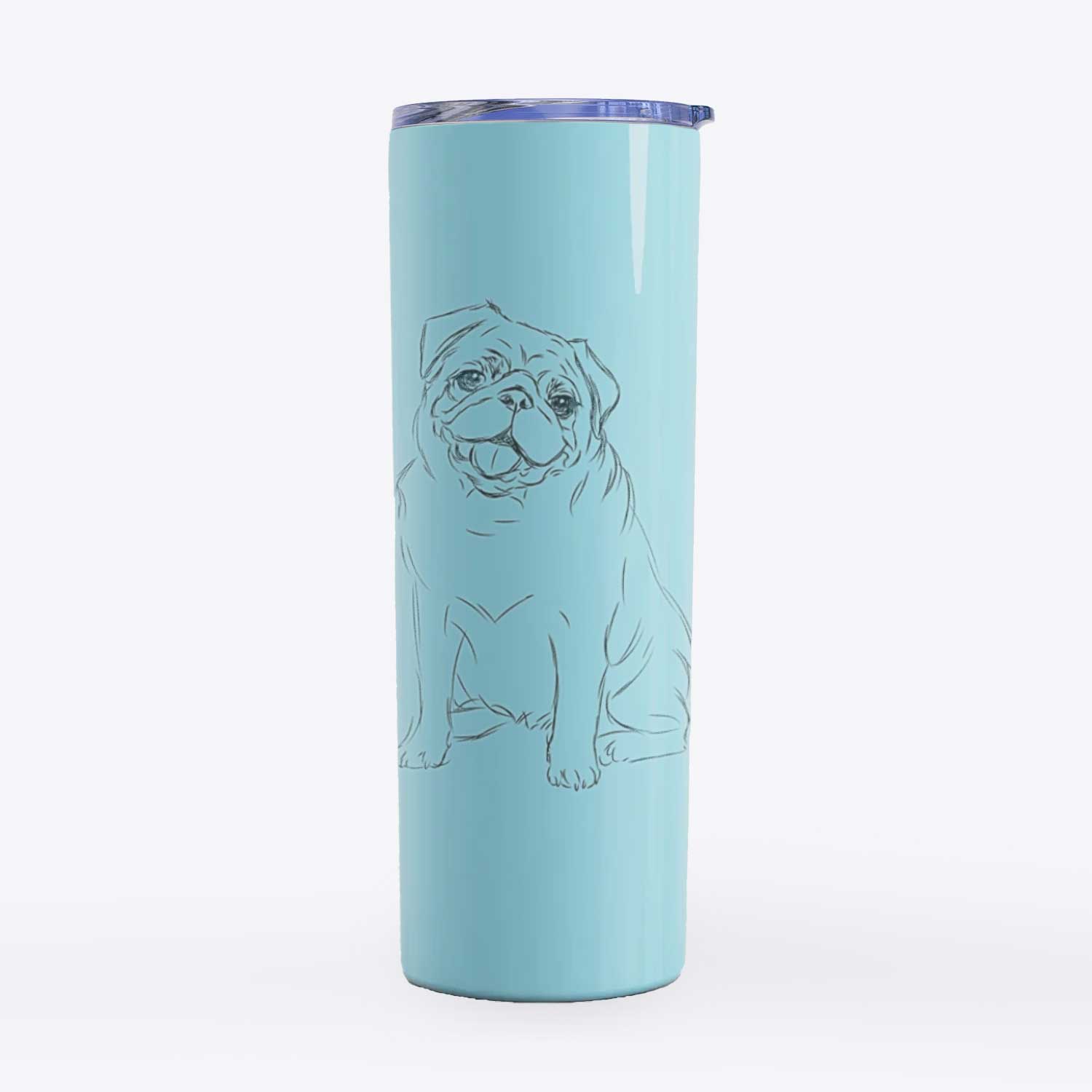 Higgins the Pug - 20oz Skinny Tumbler