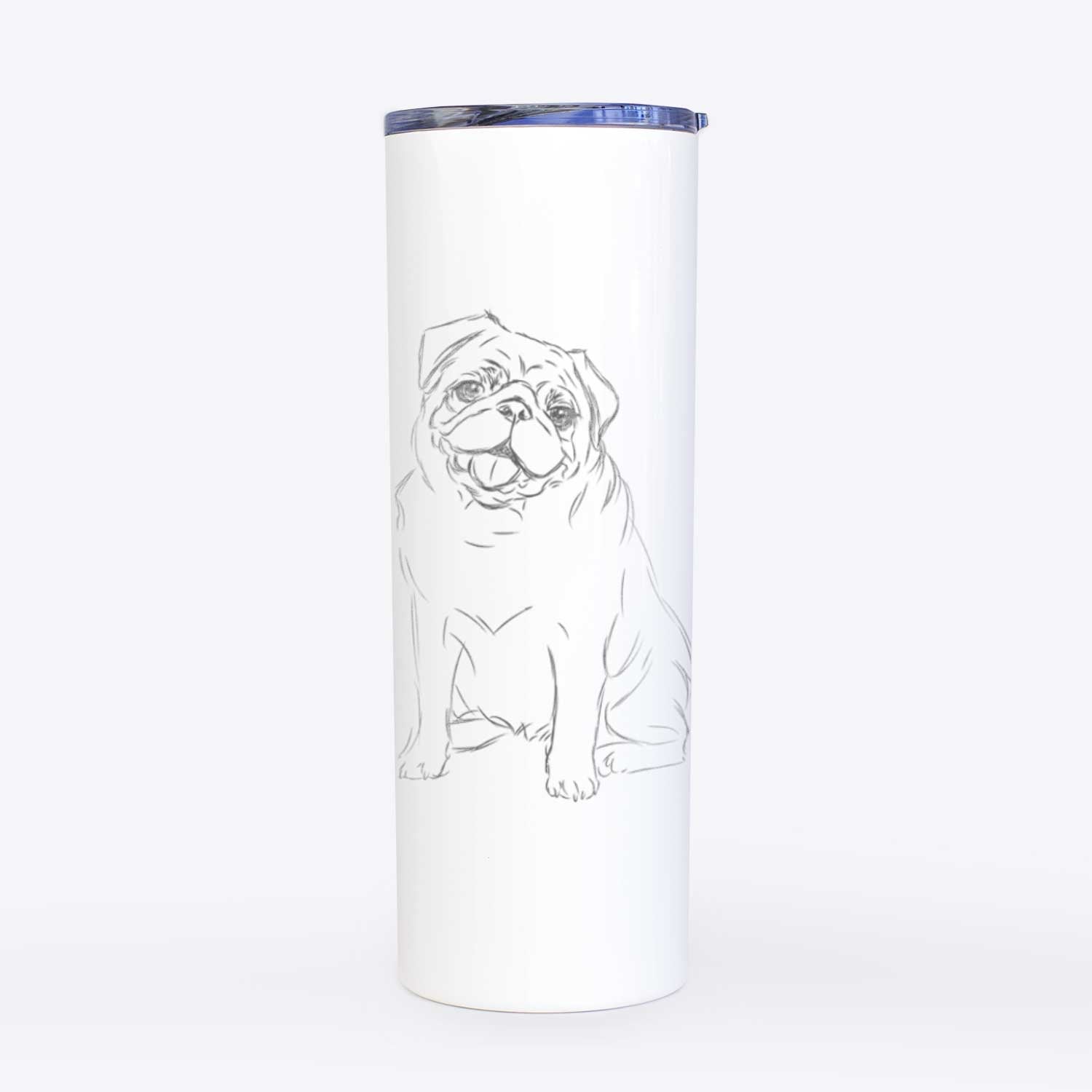 Higgins the Pug - 20oz Skinny Tumbler