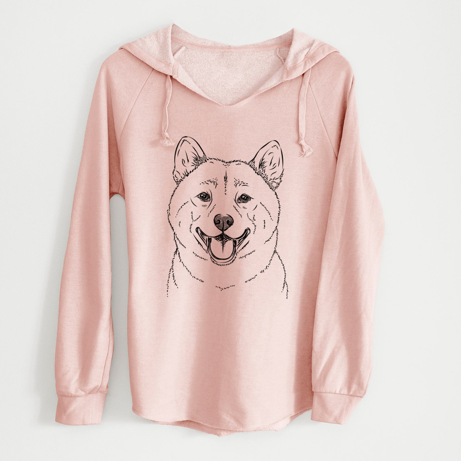 Bare Hiro the Shiba Inu - Cali Wave Hooded Sweatshirt