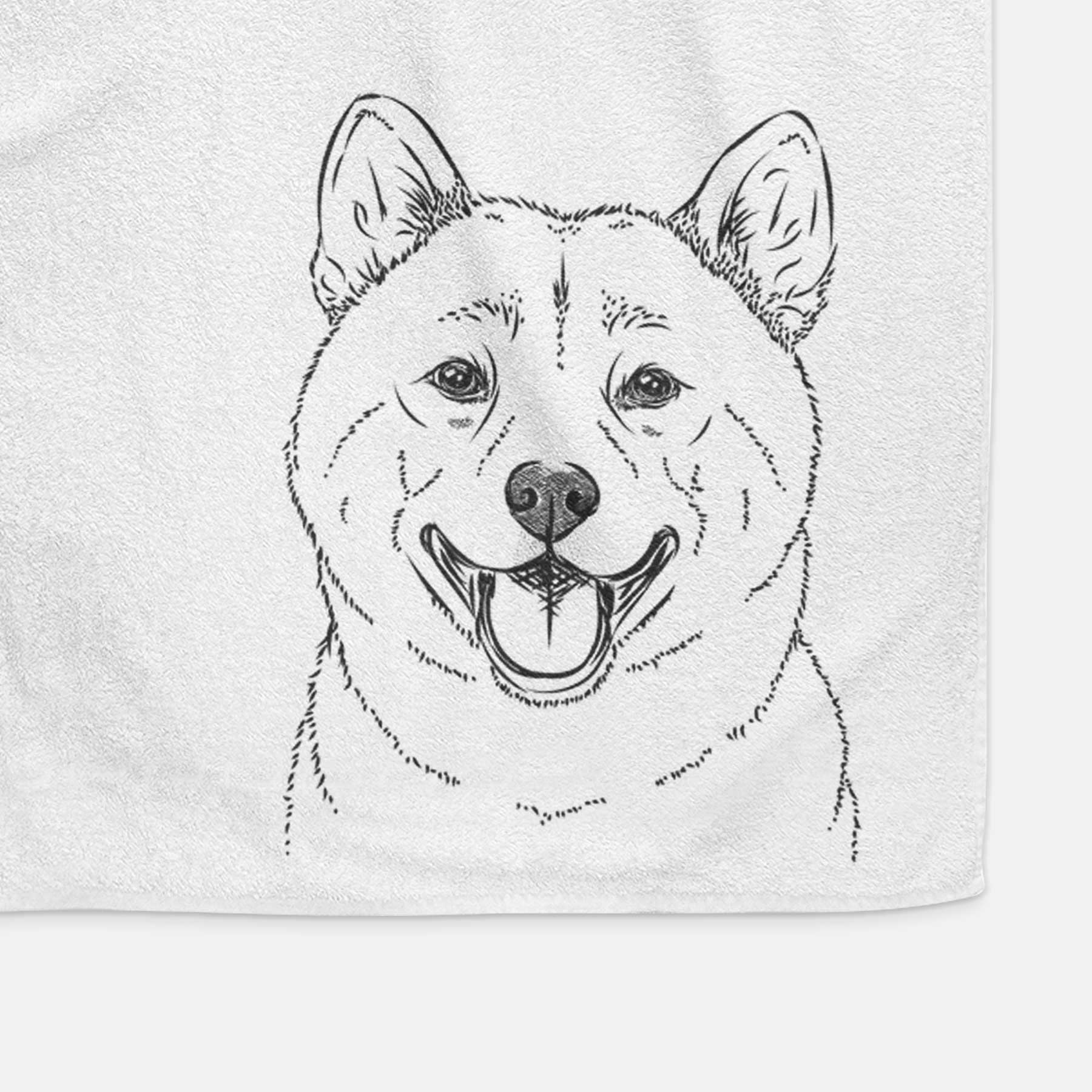 Hiro the Shiba Inu Decorative Hand Towel