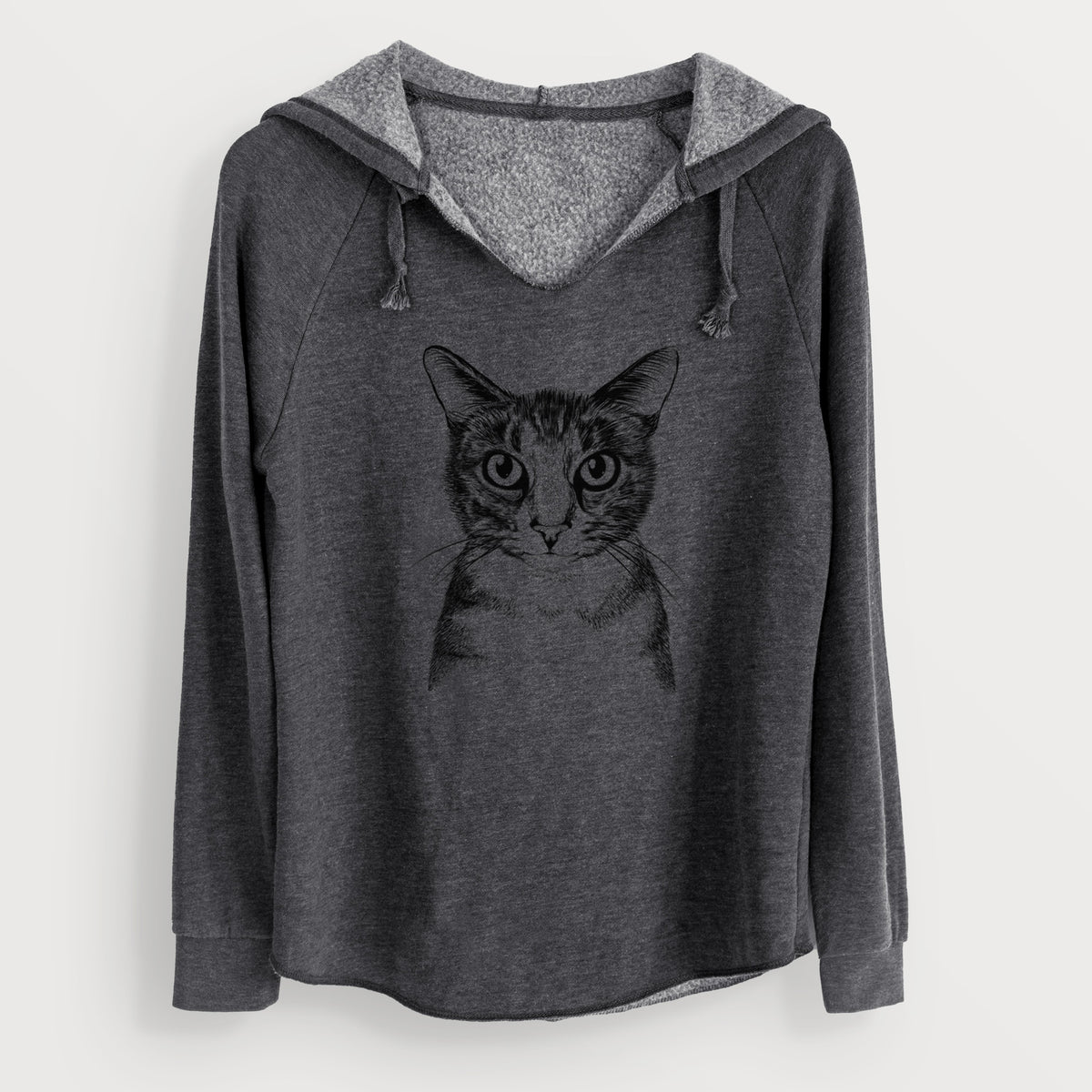 Bare Hobbes the Tabby Cat - Cali Wave Hooded Sweatshirt