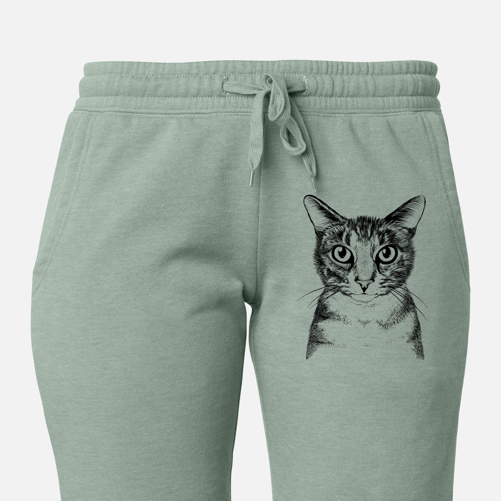 Hobbes the Tabby Cat - Women's Cali Wave Joggers