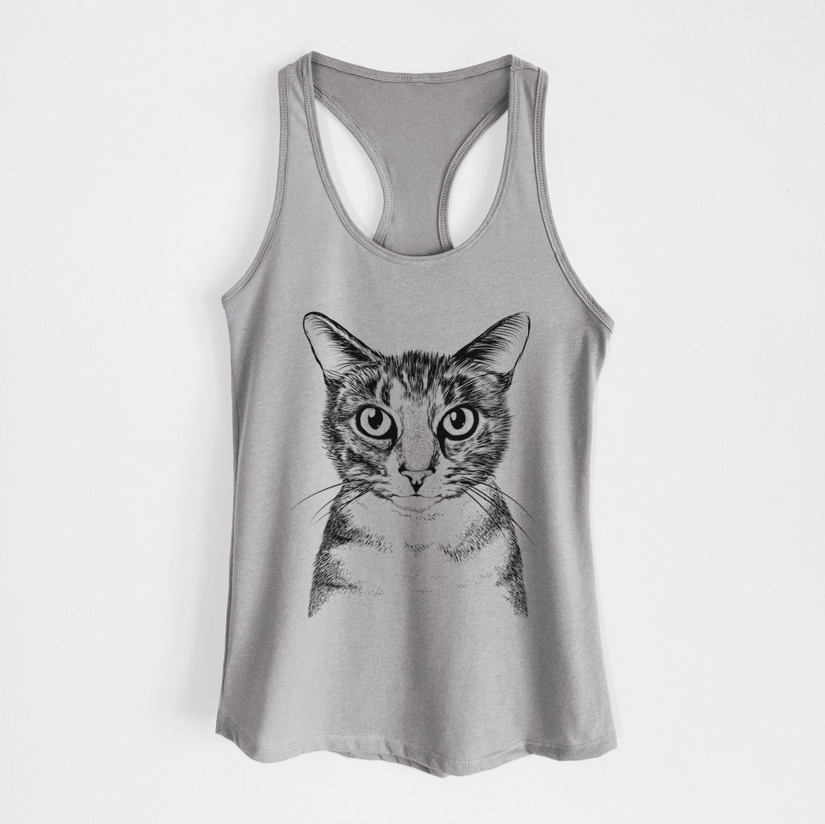 Hobbes the Tabby Cat - Women&#39;s Racerback Tanktop