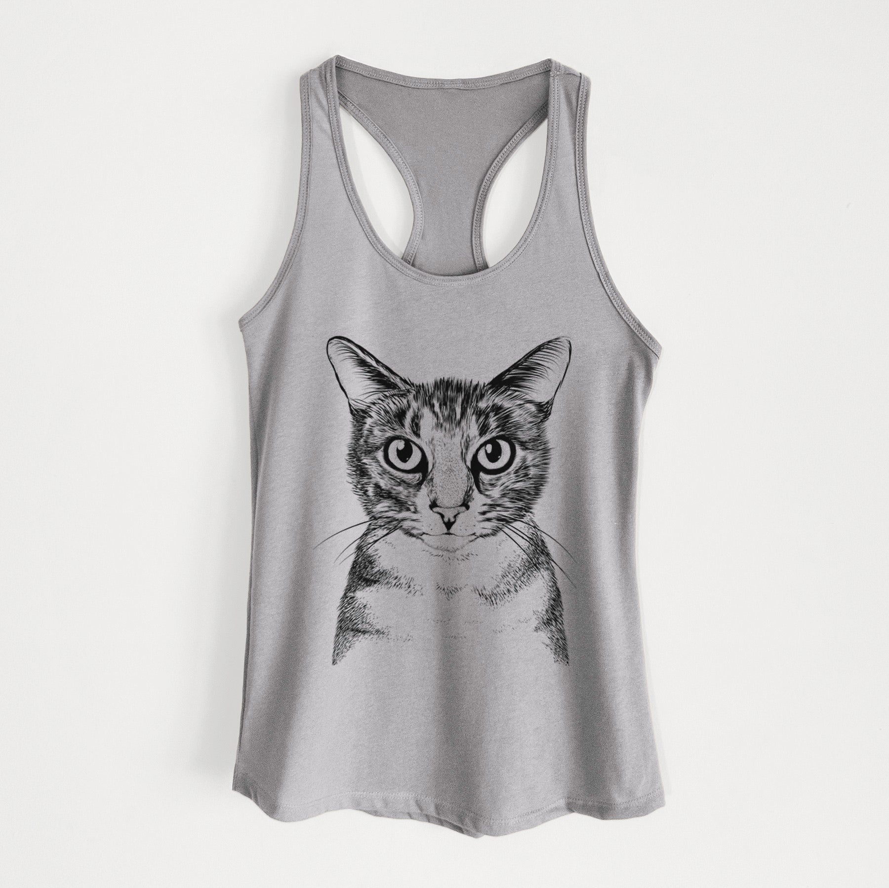 Hobbes the Tabby Cat - Women's Racerback Tanktop