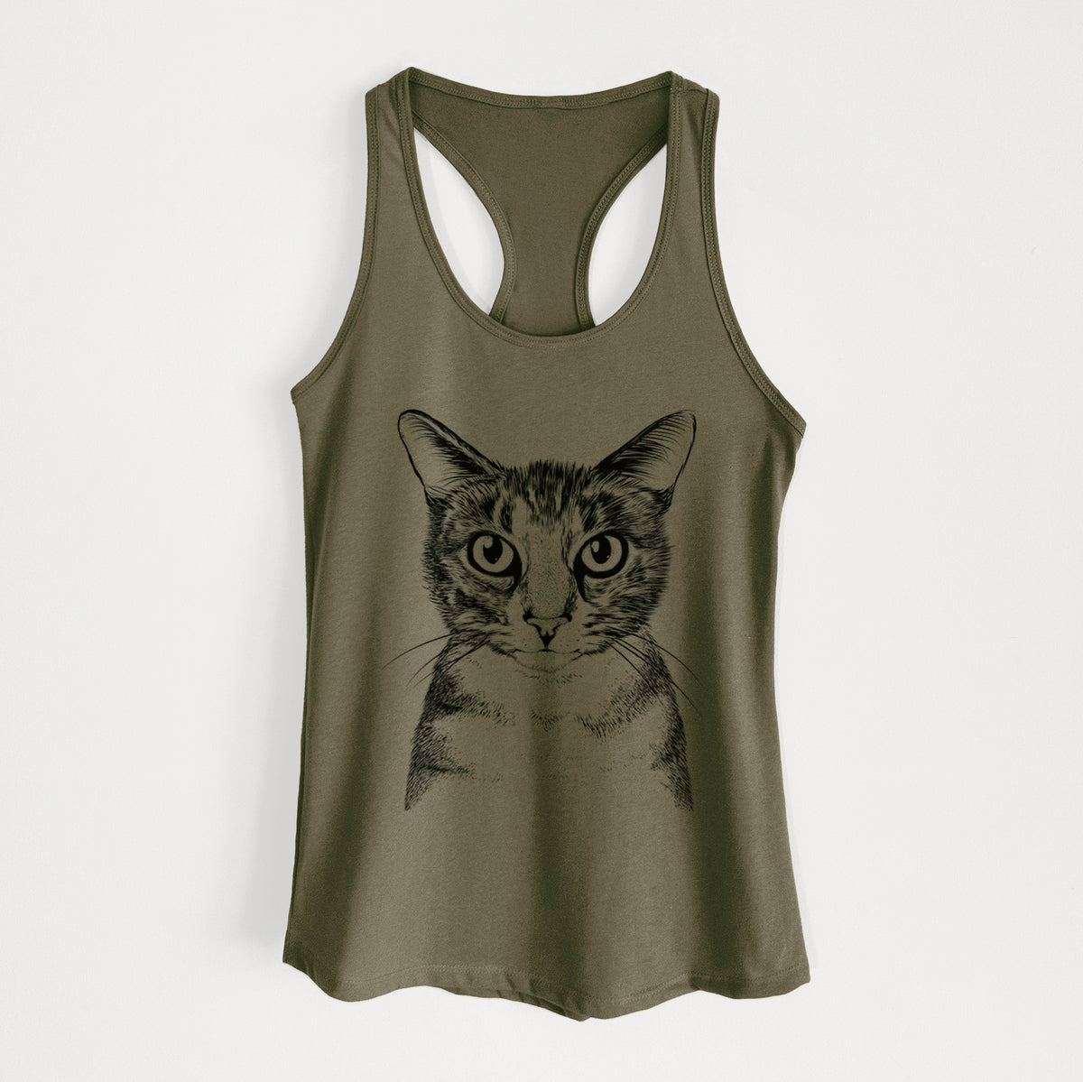 Hobbes the Tabby Cat - Women's Racerback Tanktop