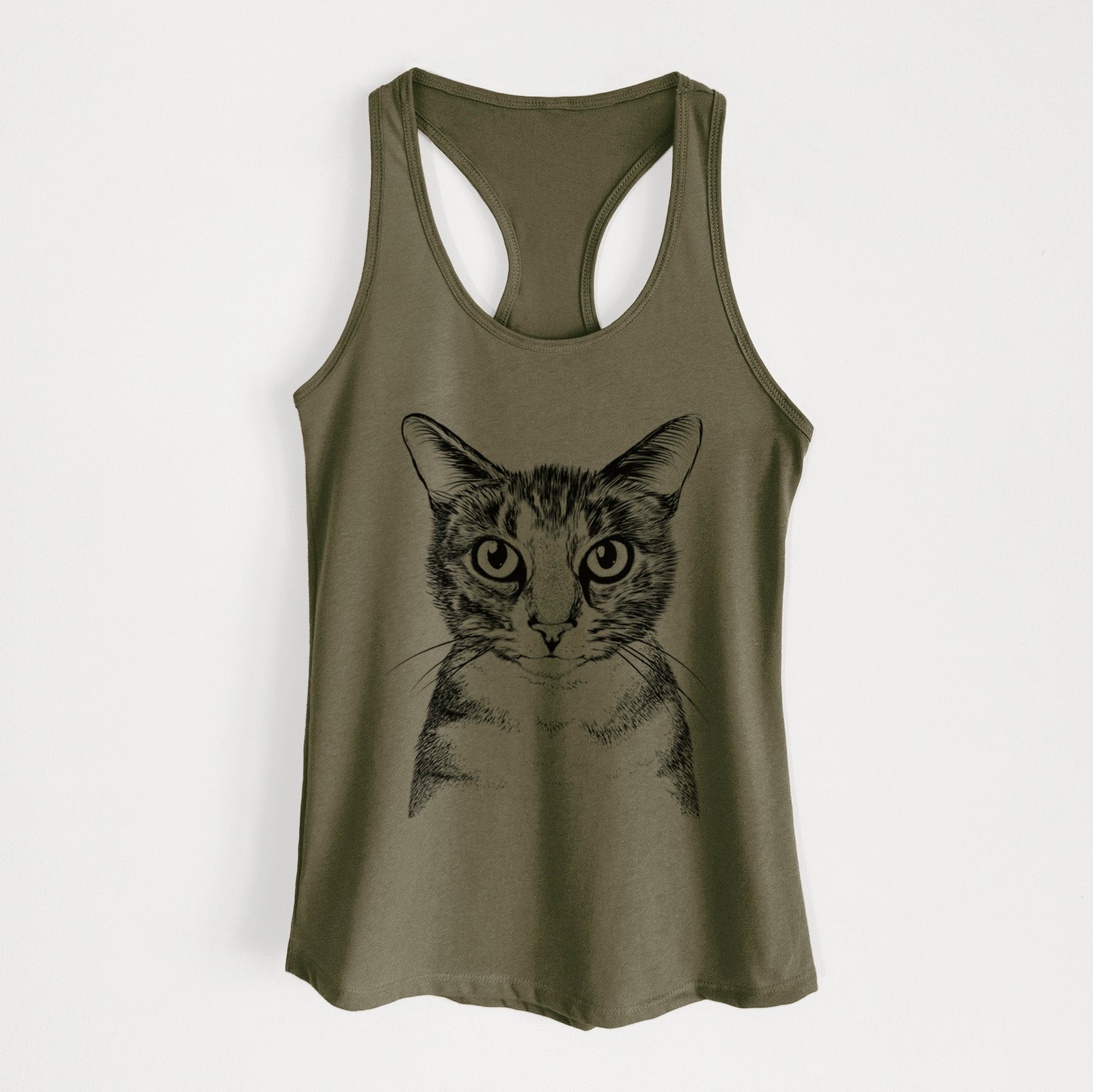 Hobbes the Tabby Cat - Women's Racerback Tanktop