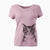 Bare Hobbes the Tabby Cat - Women's V-neck Shirt