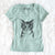 Bare Hobbes the Tabby Cat - Women's V-neck Shirt