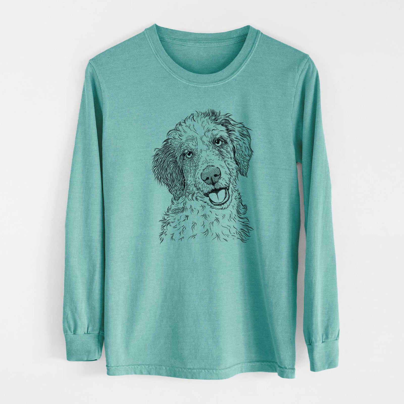 Bare Hoge the Aussiedoodle - Heavyweight 100% Cotton Long Sleeve