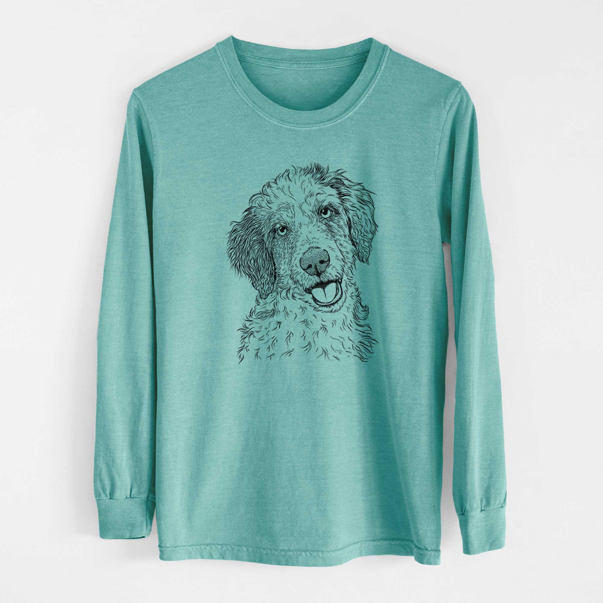 Bare Hoge the Aussiedoodle - Heavyweight 100% Cotton Long Sleeve