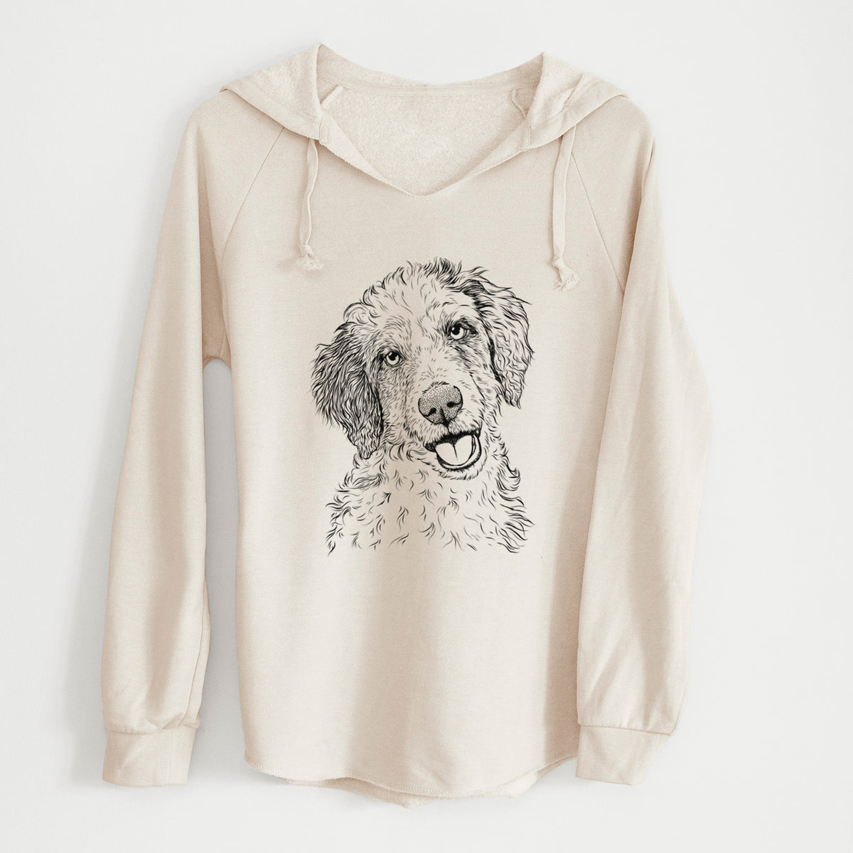 Bare Hoge the Aussiedoodle - Cali Wave Hooded Sweatshirt