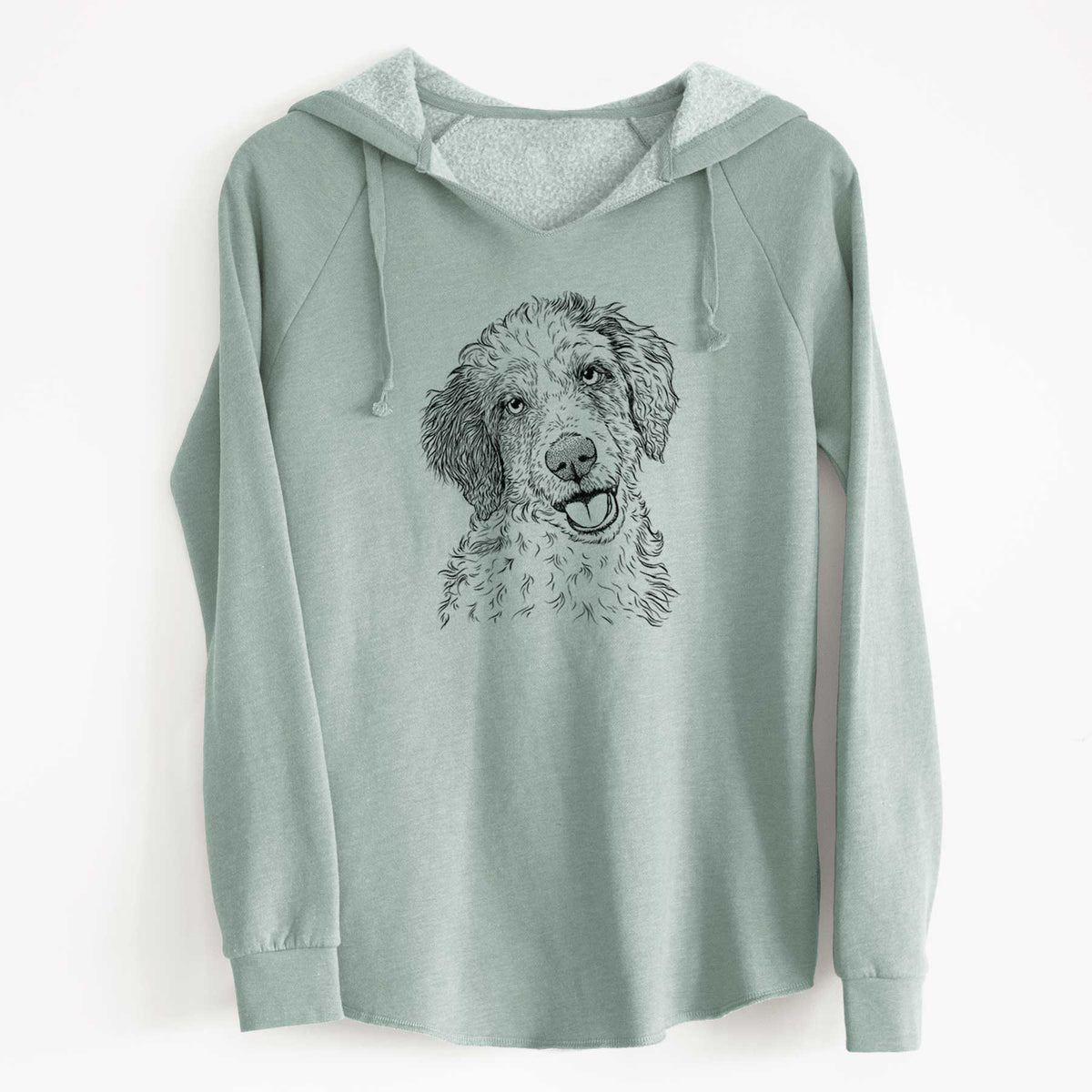 Bare Hoge the Aussiedoodle - Cali Wave Hooded Sweatshirt