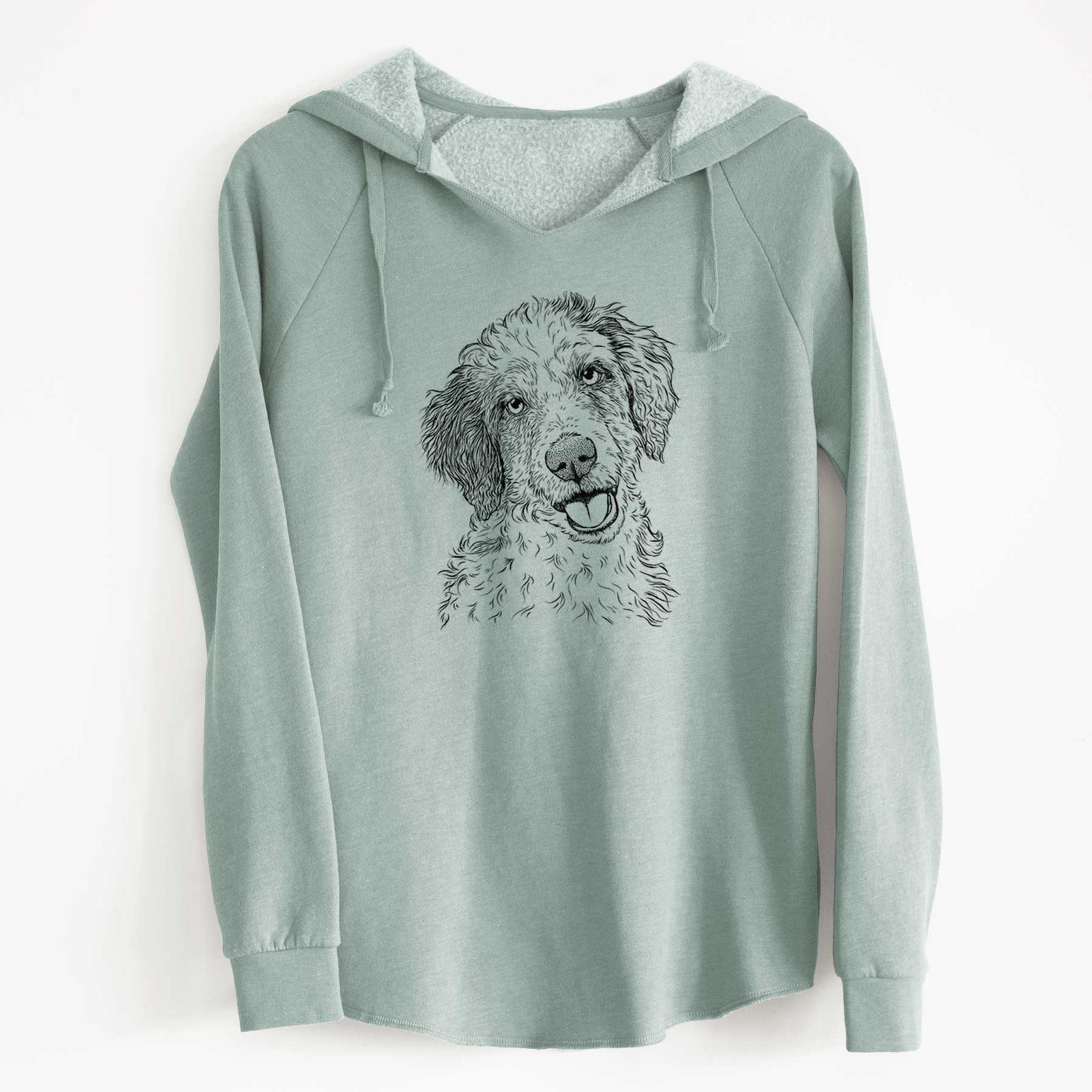 Bare Hoge the Aussiedoodle - Cali Wave Hooded Sweatshirt