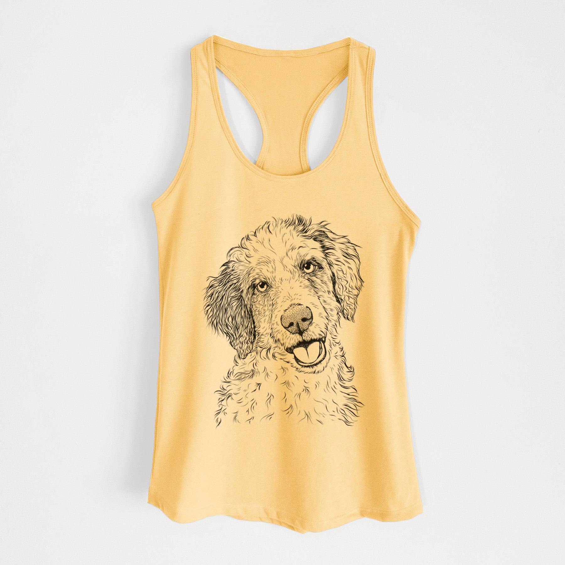 Hoge the Aussiedoodle - Women's Racerback Tanktop