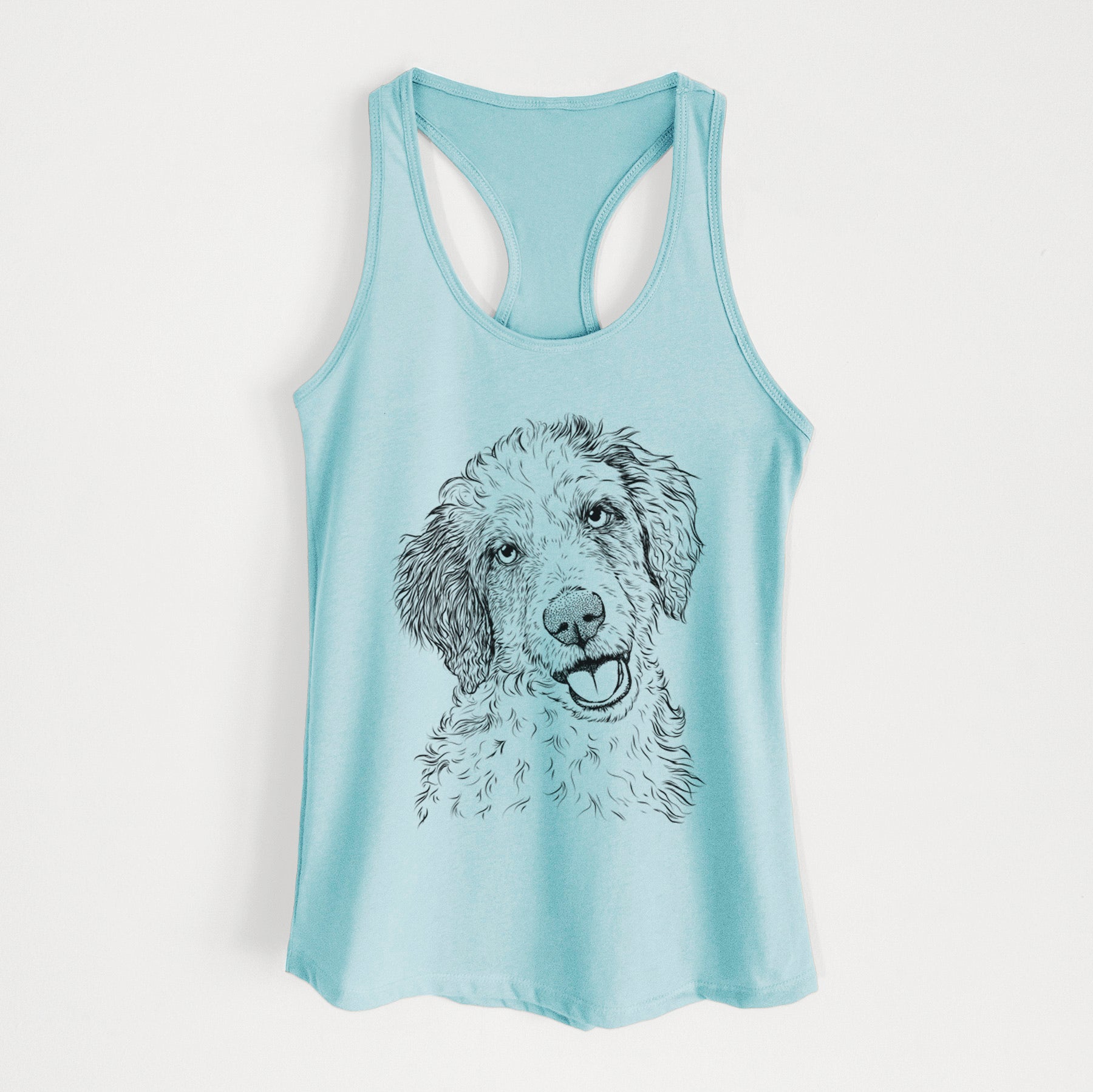 Hoge the Aussiedoodle - Women's Racerback Tanktop