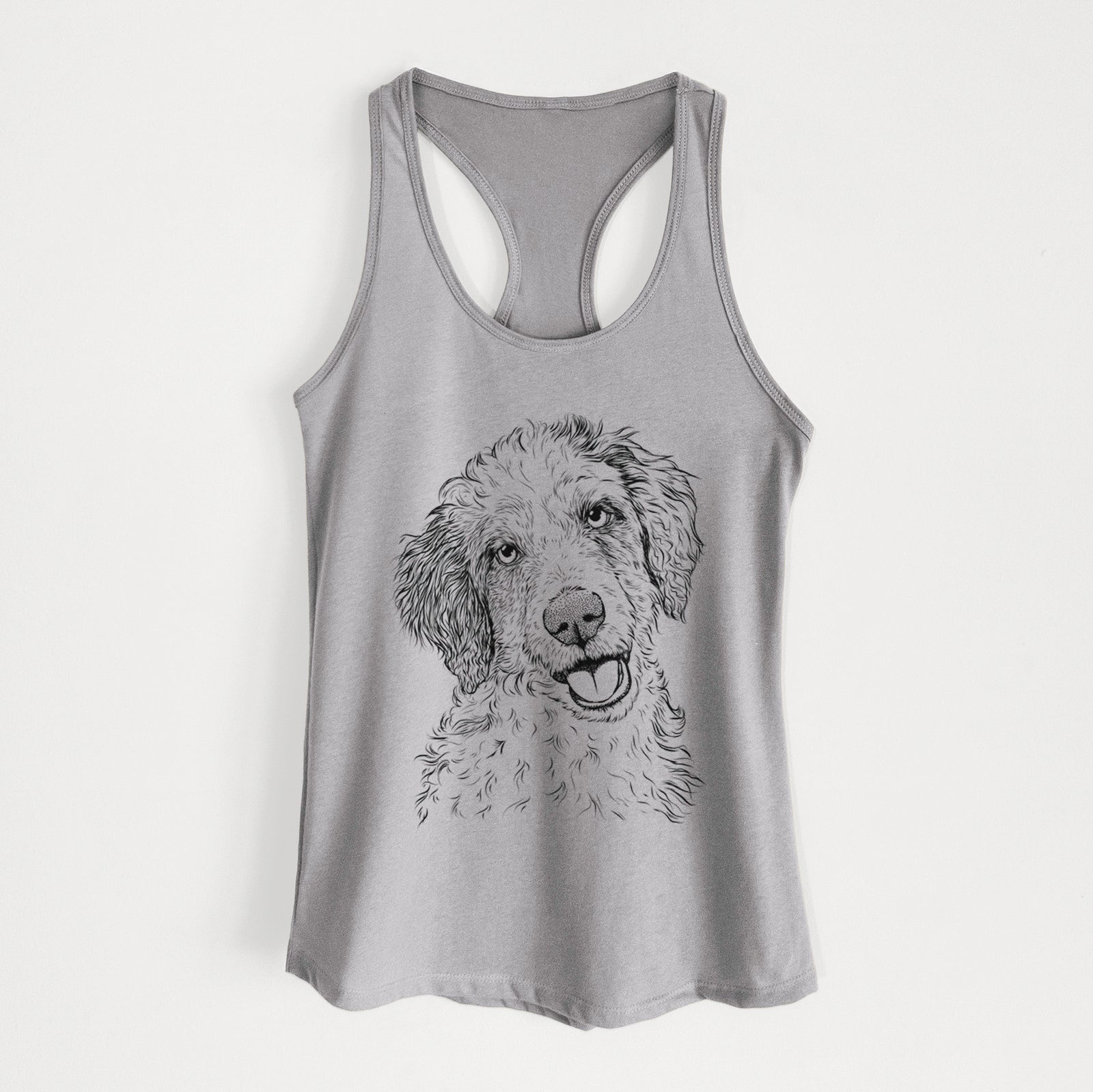 Hoge the Aussiedoodle - Women's Racerback Tanktop