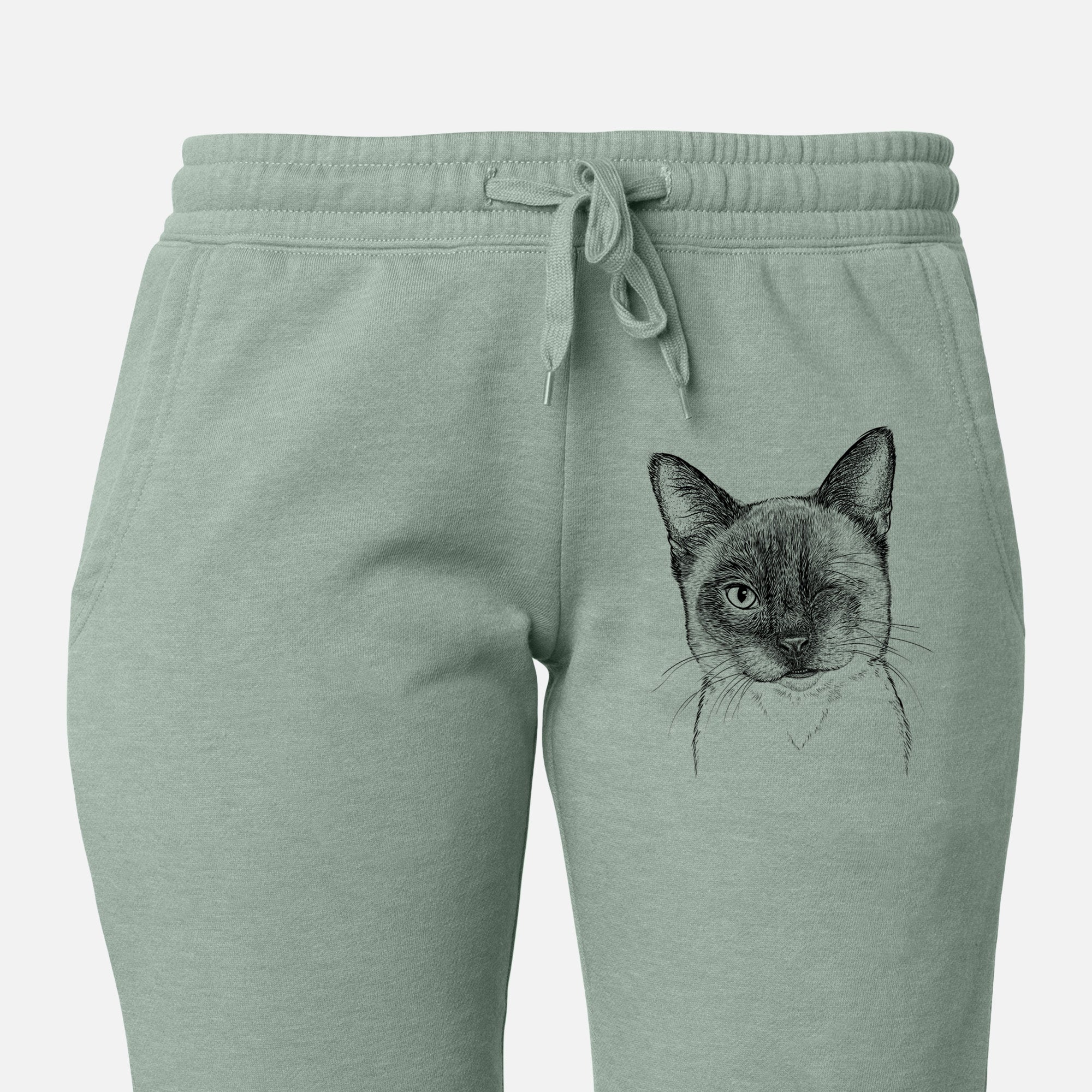 Hoggle the Siamese Cat - Women's Cali Wave Joggers