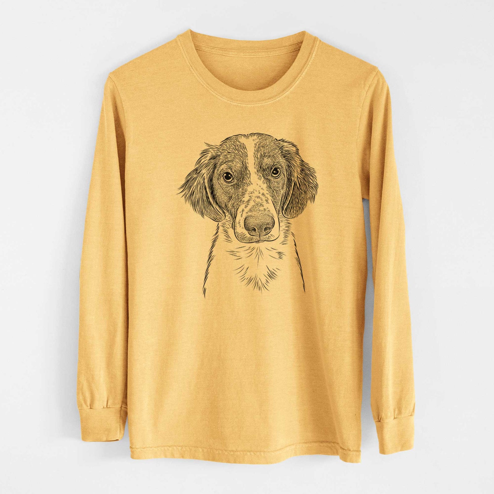 Bare Holly the Brittany Spaniel - Heavyweight 100% Cotton Long Sleeve
