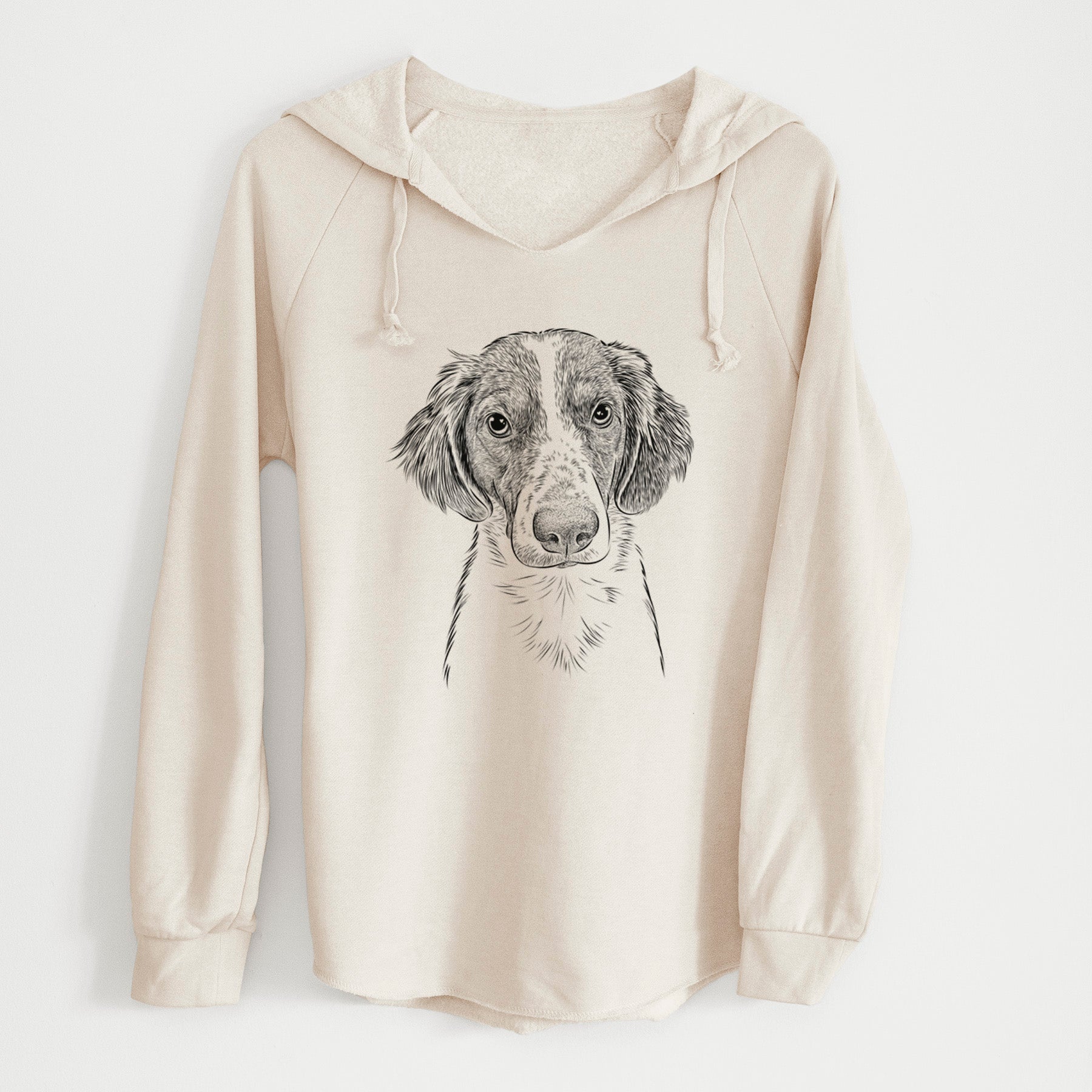 Bare Holly the Brittany Spaniel - Cali Wave Hooded Sweatshirt