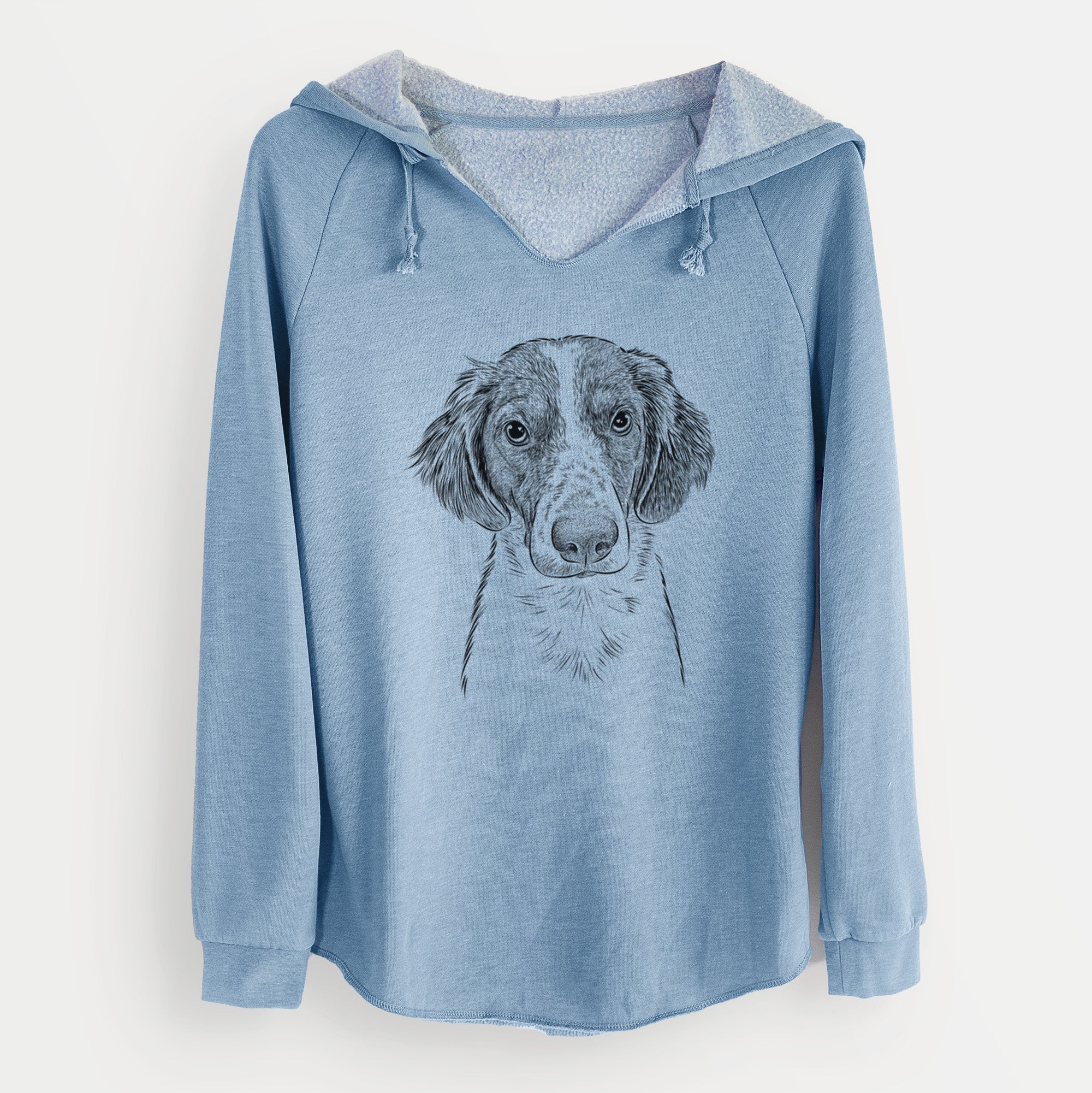 Bare Holly the Brittany Spaniel - Cali Wave Hooded Sweatshirt