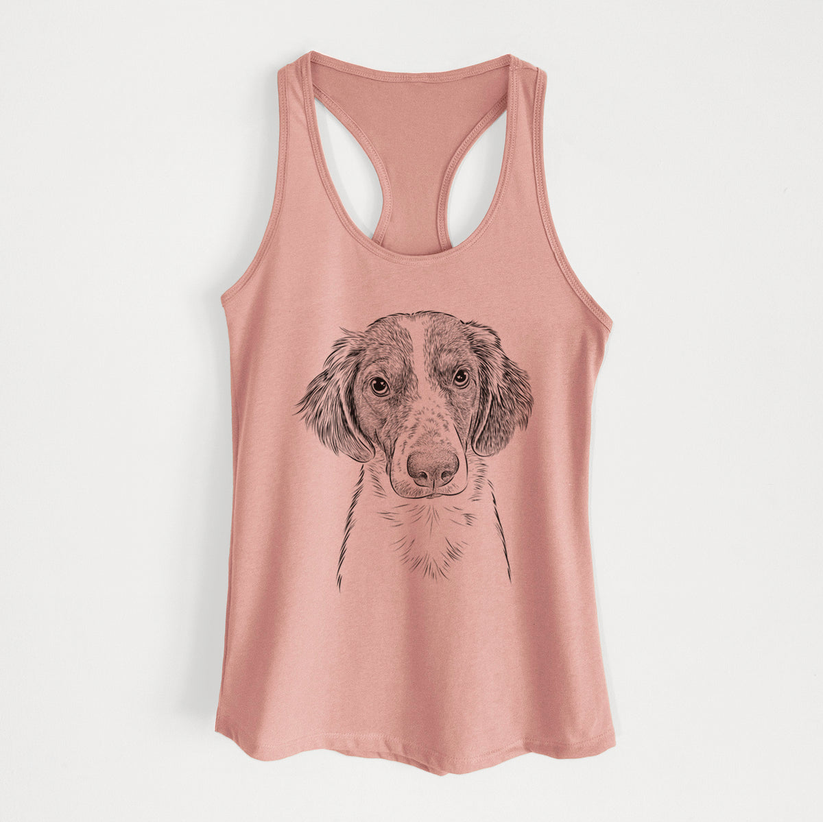 Holly the Brittany Spaniel - Women's Racerback Tanktop