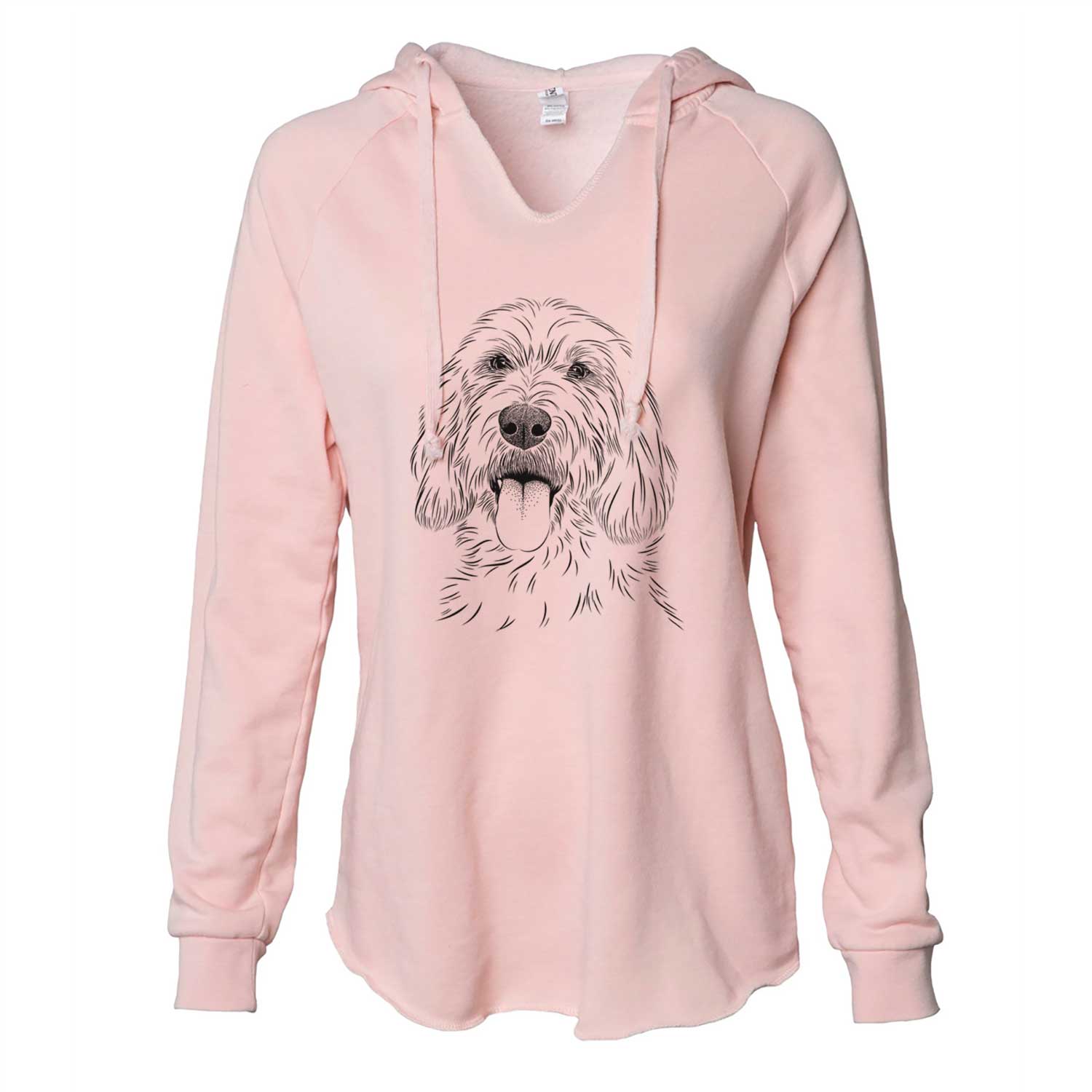 Homer the Grand Basset Griffon Vendeen - Cali Wave Hooded Sweatshirt