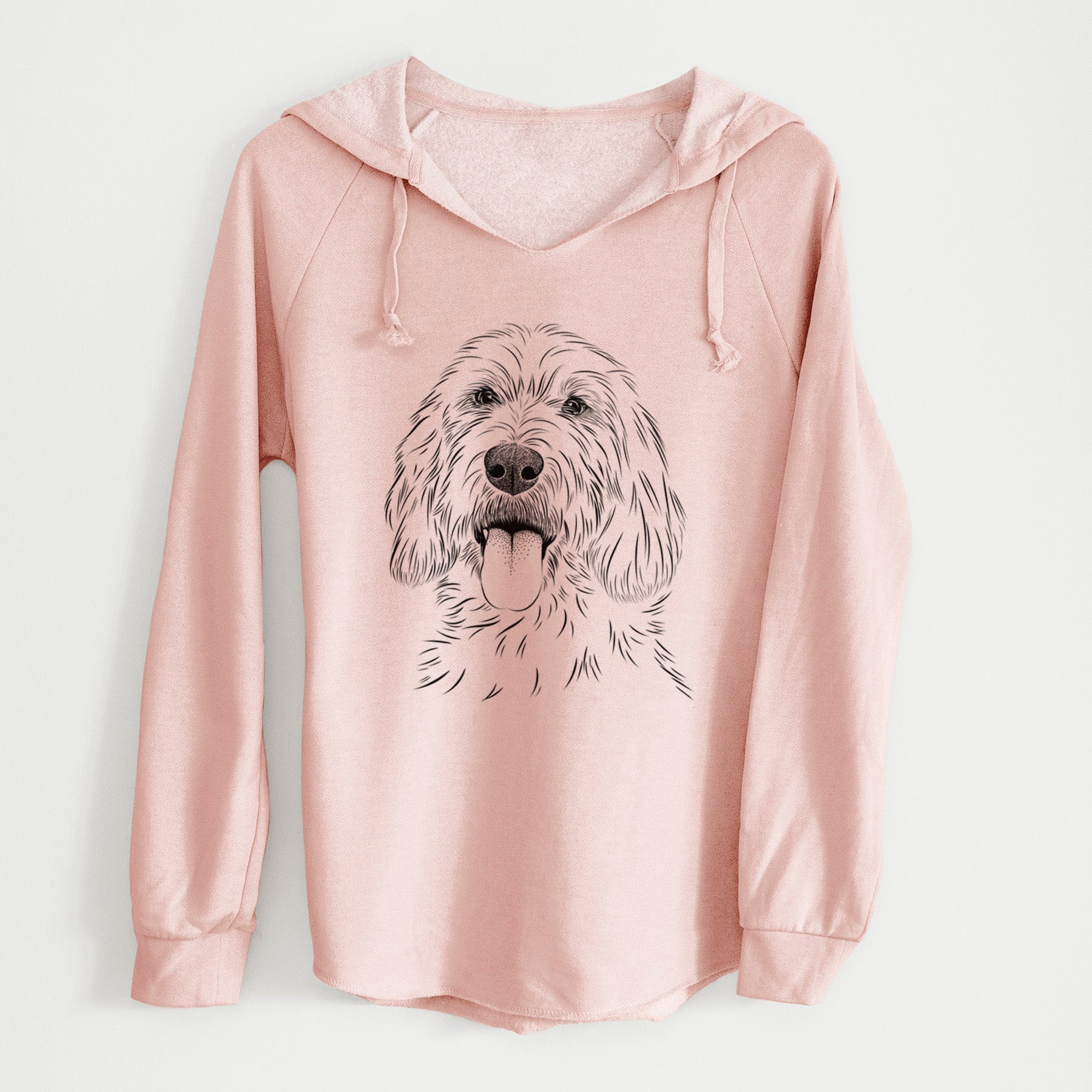 Bare Homer the Grand Basset Griffon Vendeen - Cali Wave Hooded Sweatshirt