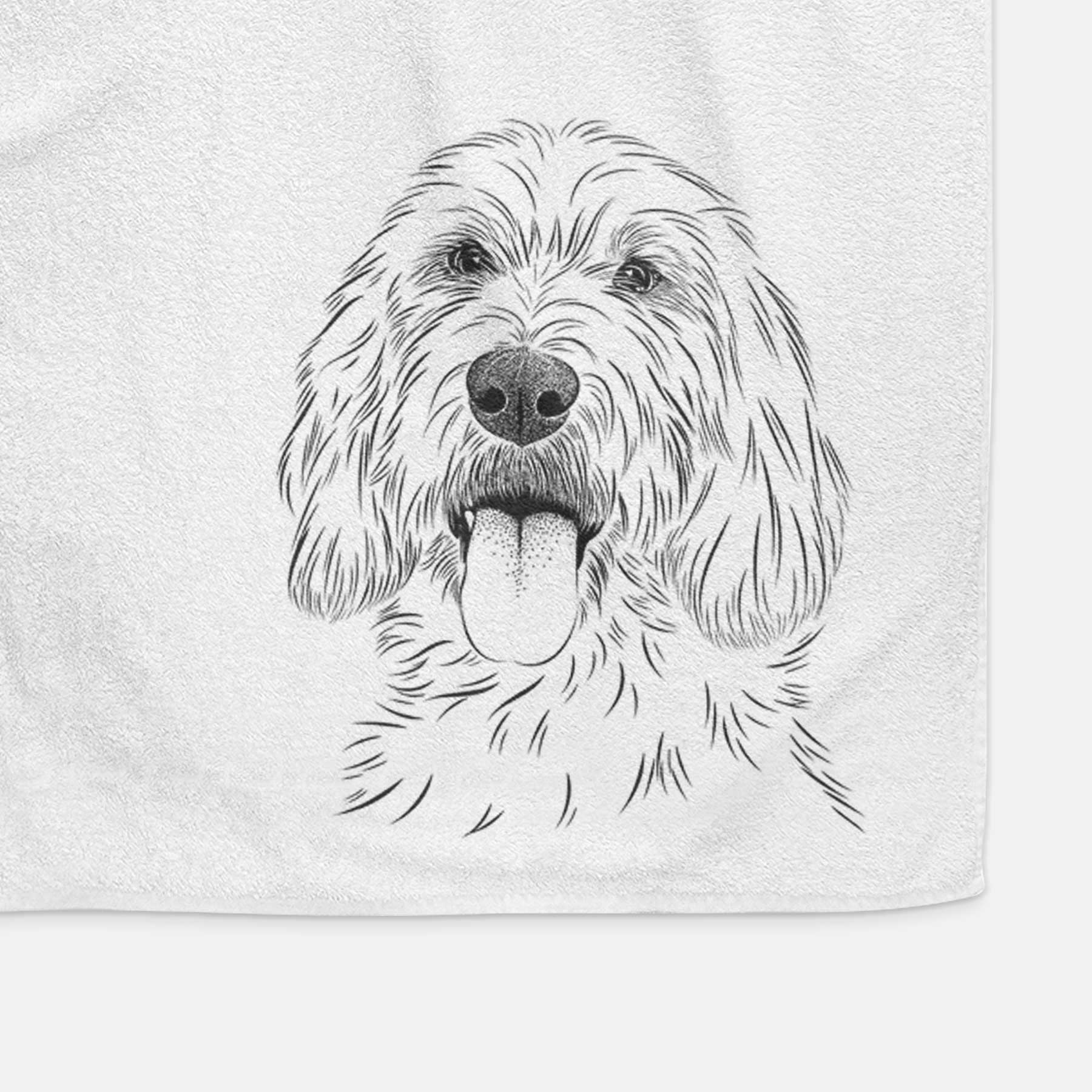 Homer the Grand Basset Griffon Vendeen Decorative Hand Towel