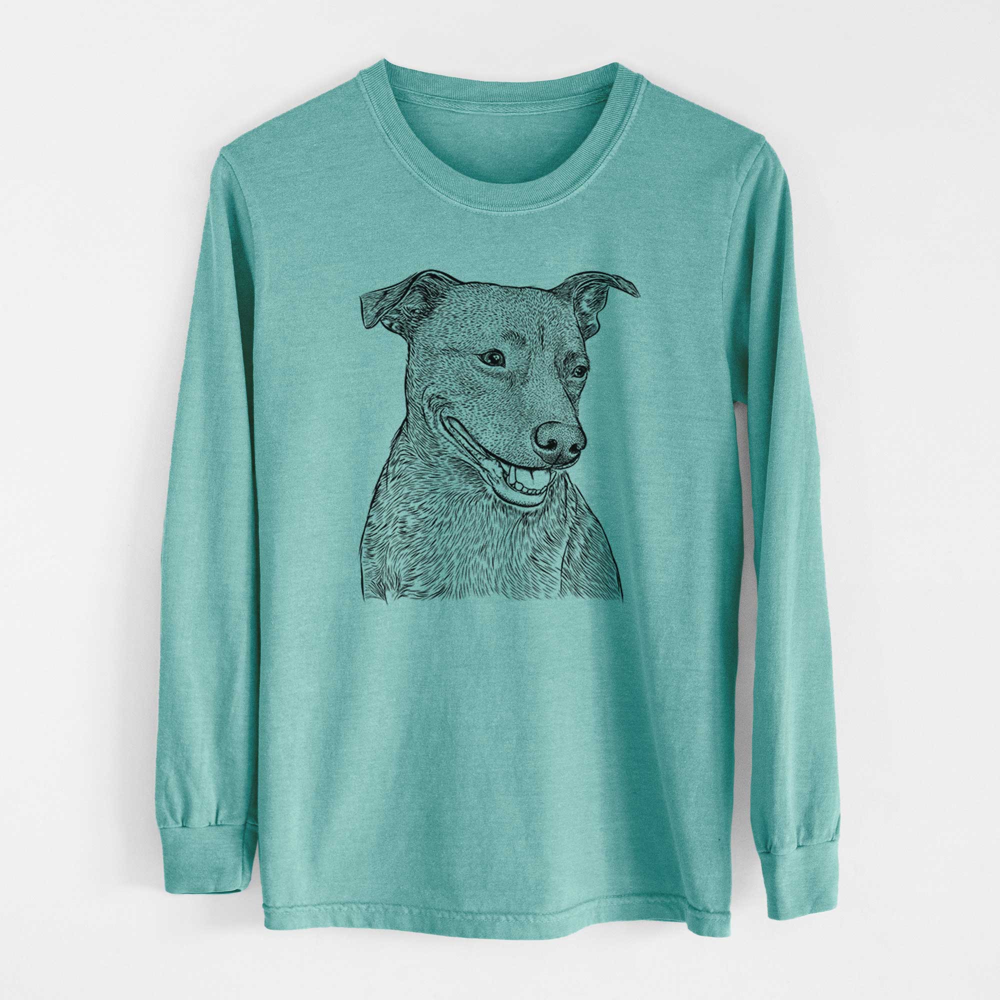 Bare Honey the Lab Pit Mix - Heavyweight 100% Cotton Long Sleeve