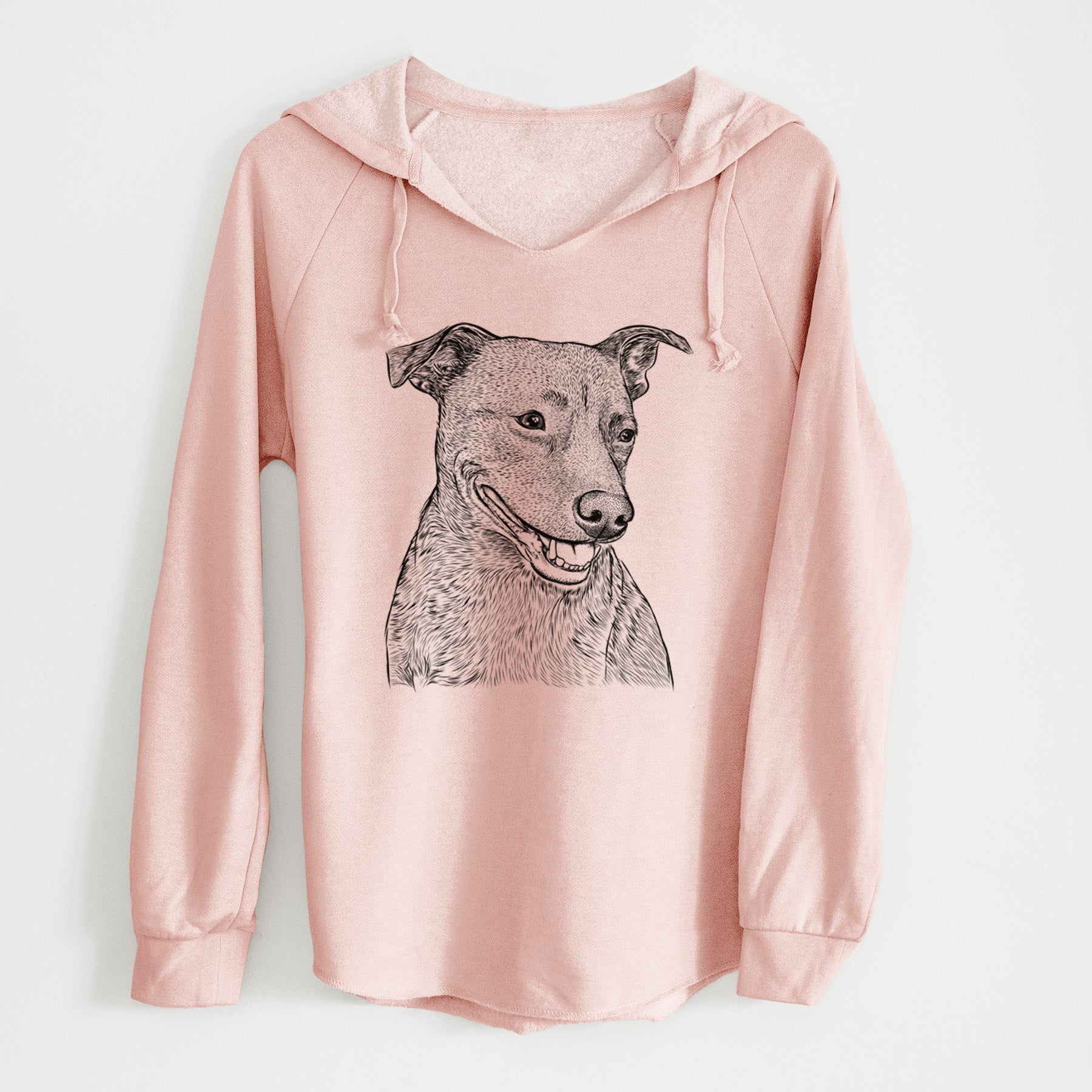 Bare Honey the Lab Pit Mix - Cali Wave Hooded Sweatshirt