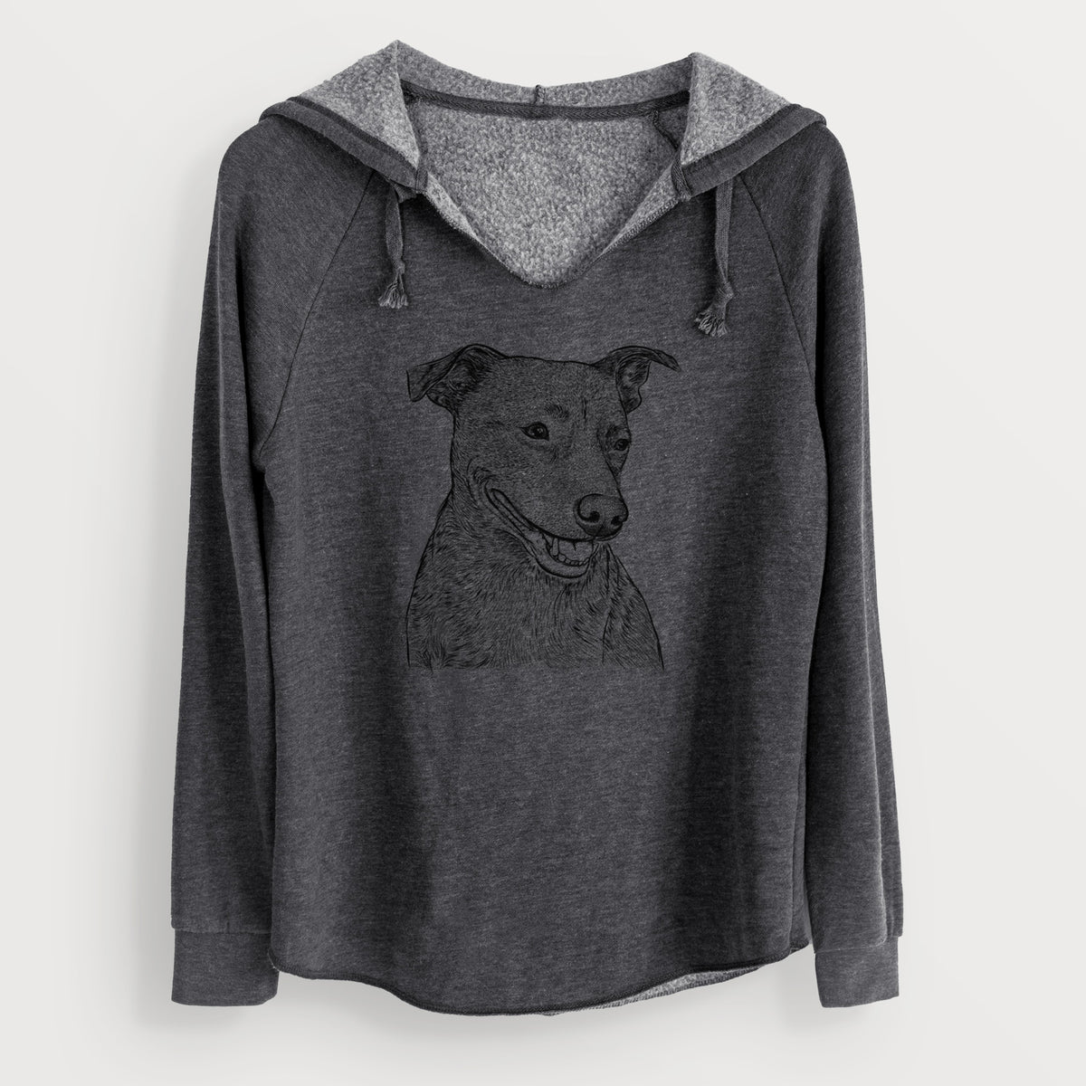 Bare Honey the Lab Pit Mix - Cali Wave Hooded Sweatshirt