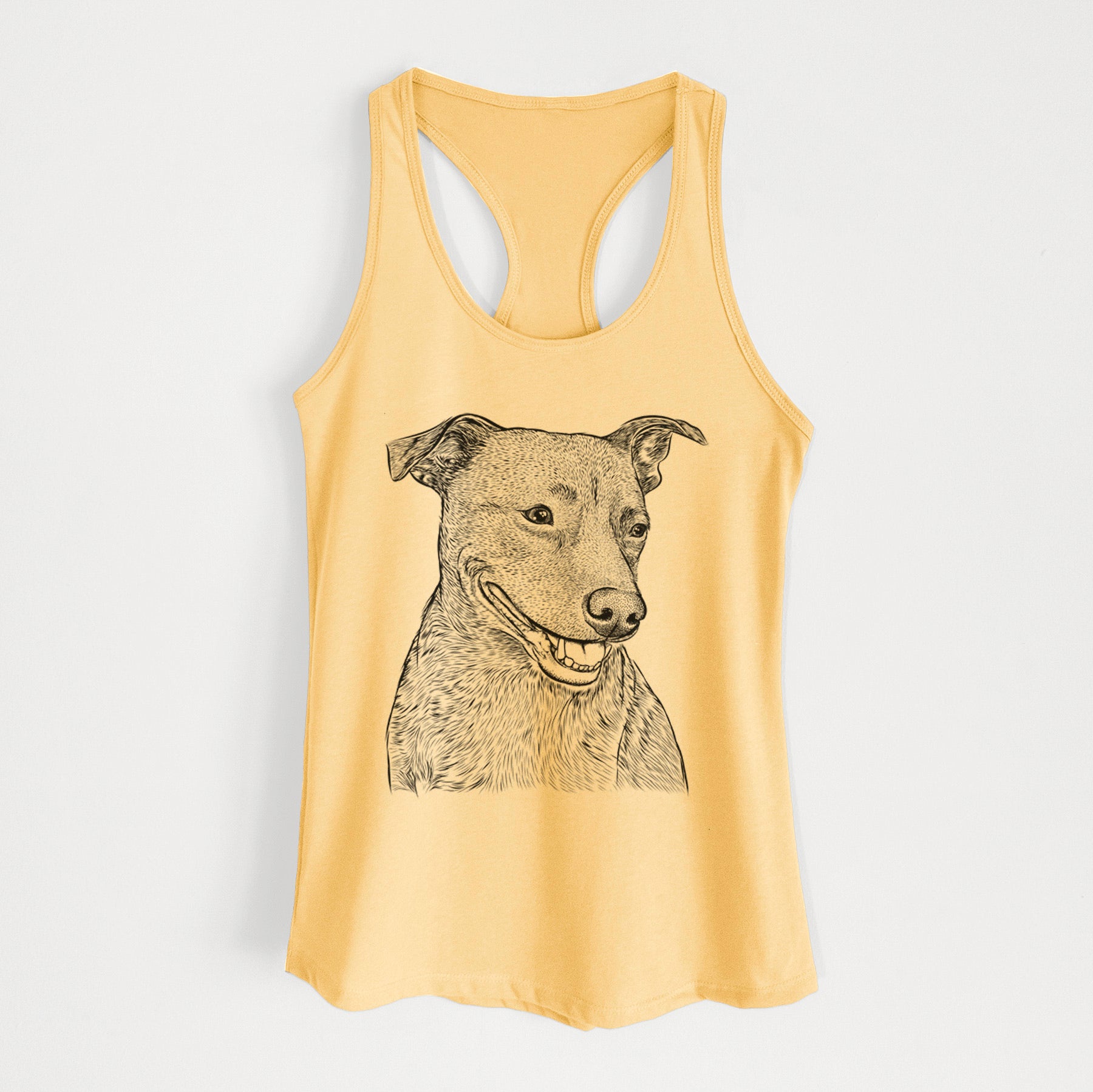 Honey the Lab Pit Mix - Women's Racerback Tanktop