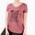 Bare Honey the Lab Pit Mix - Women's V-neck Shirt