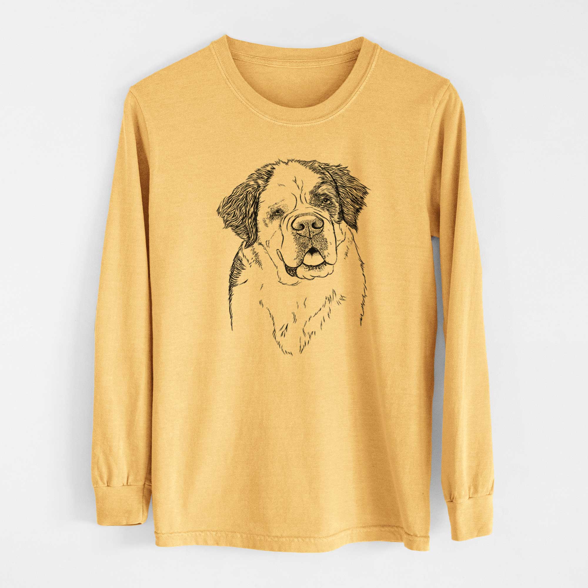 Bare Hook the Saint Bernard - Heavyweight 100% Cotton Long Sleeve