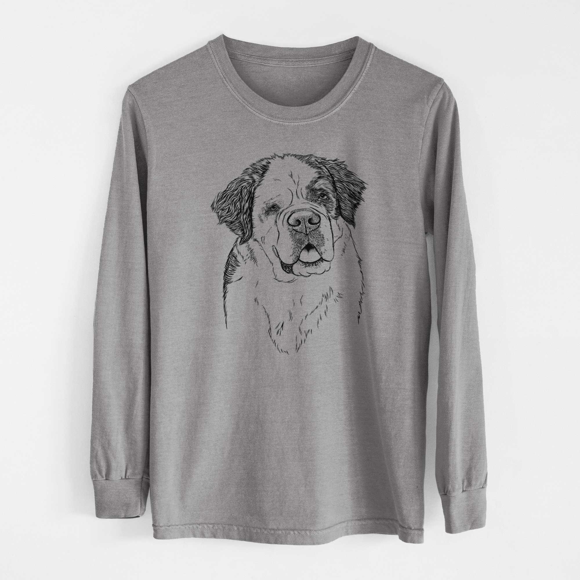 Bare Hook the Saint Bernard - Heavyweight 100% Cotton Long Sleeve