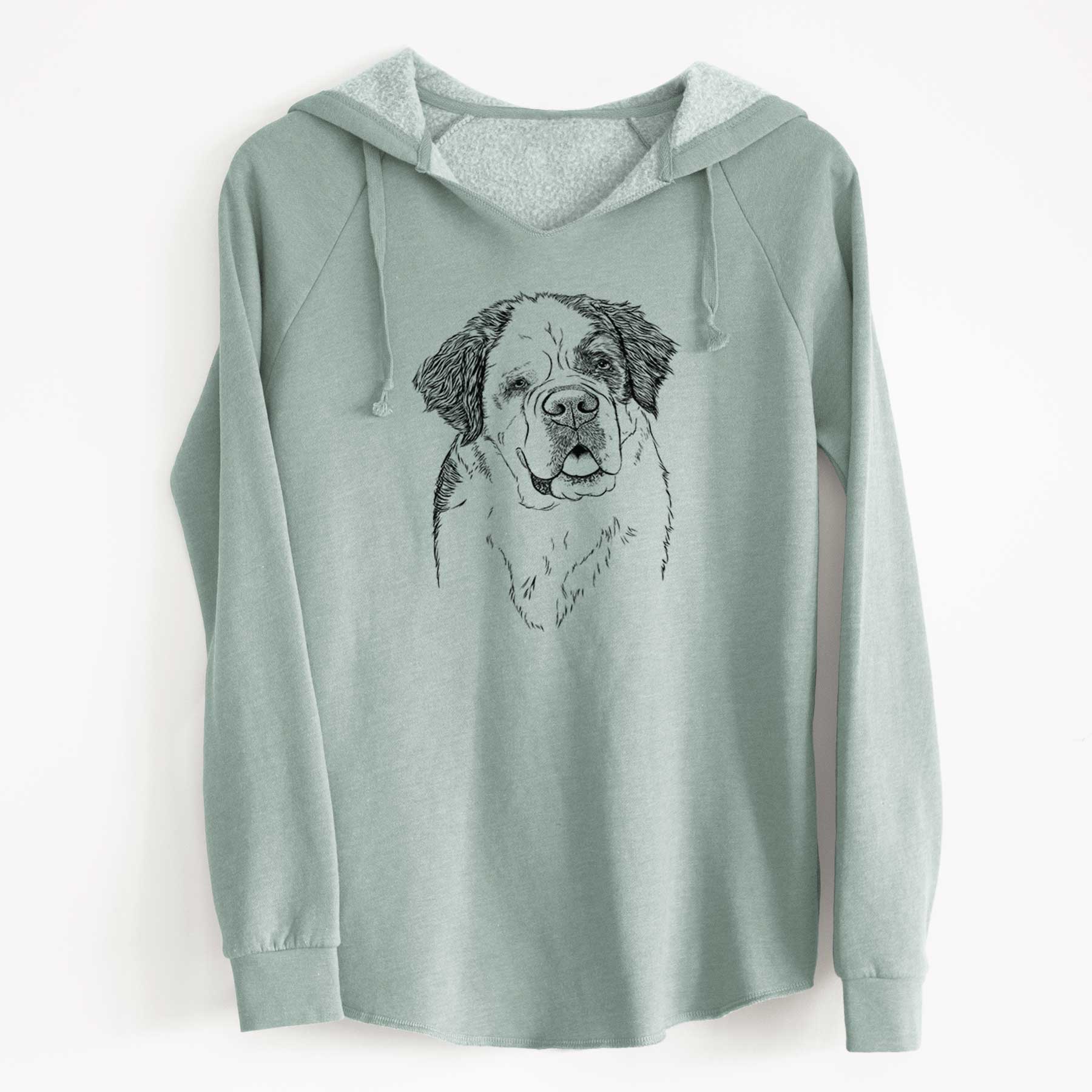 Bare Hook the Saint Bernard - Cali Wave Hooded Sweatshirt