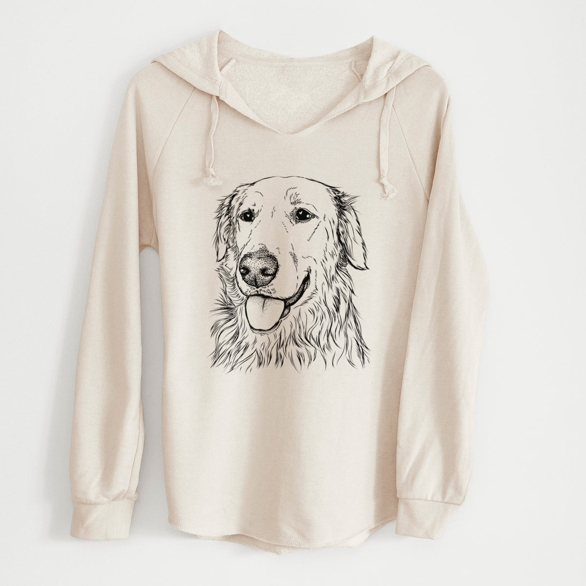 Bare Hopper the Golden Retriever - Cali Wave Hooded Sweatshirt