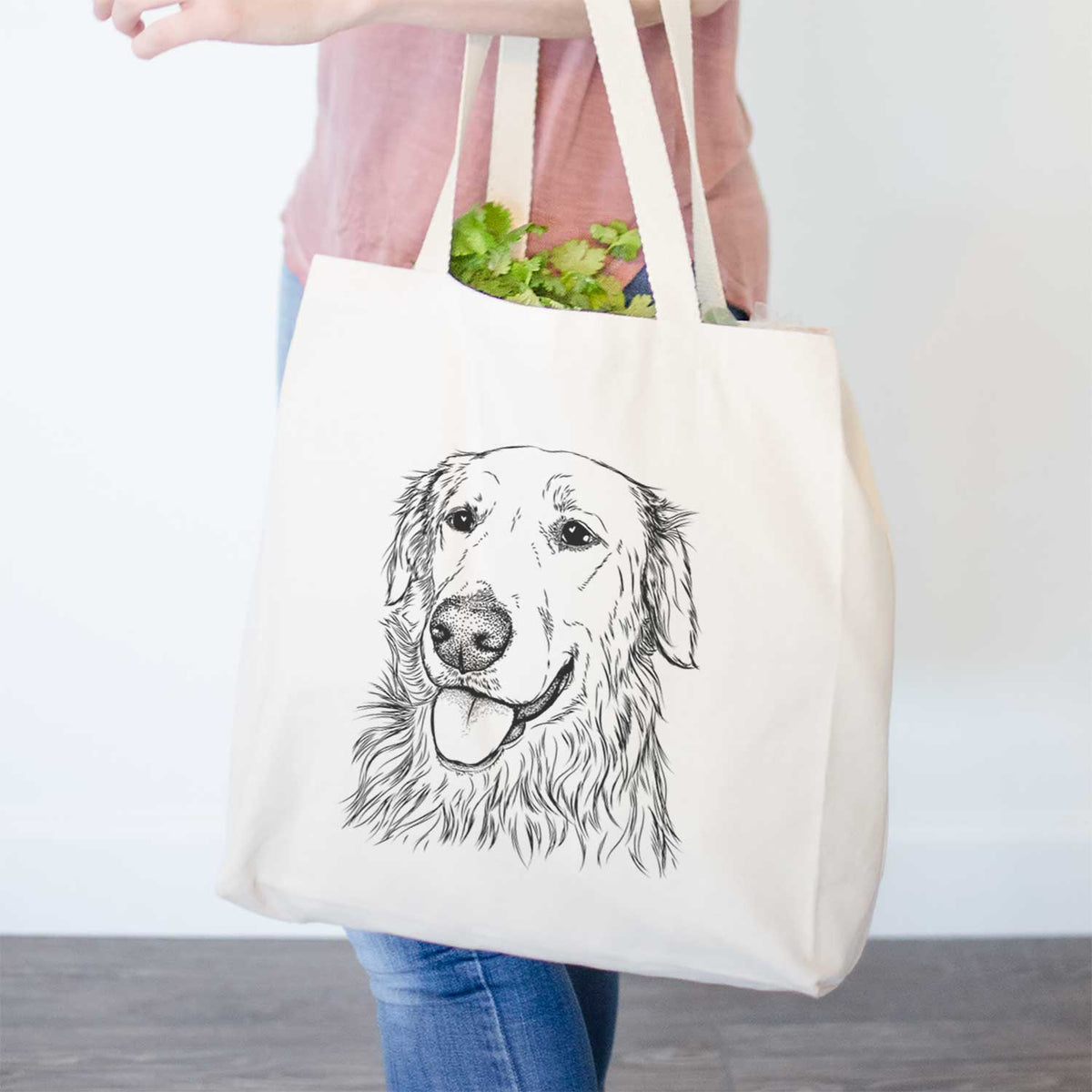Hopper the Golden Retriever - Tote Bag