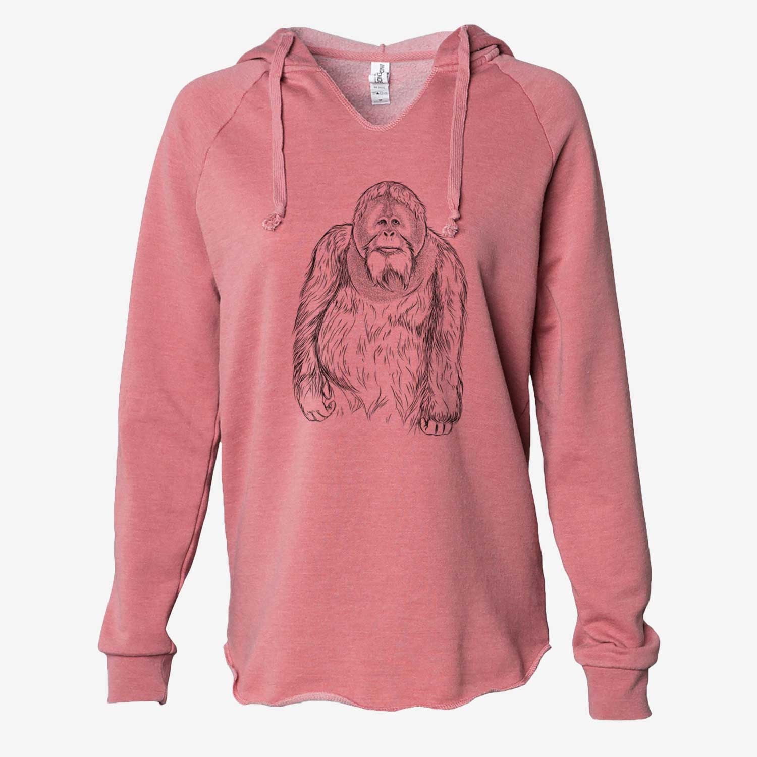 Horace the Male Orangutan - Cali Wave Hooded Sweatshirt