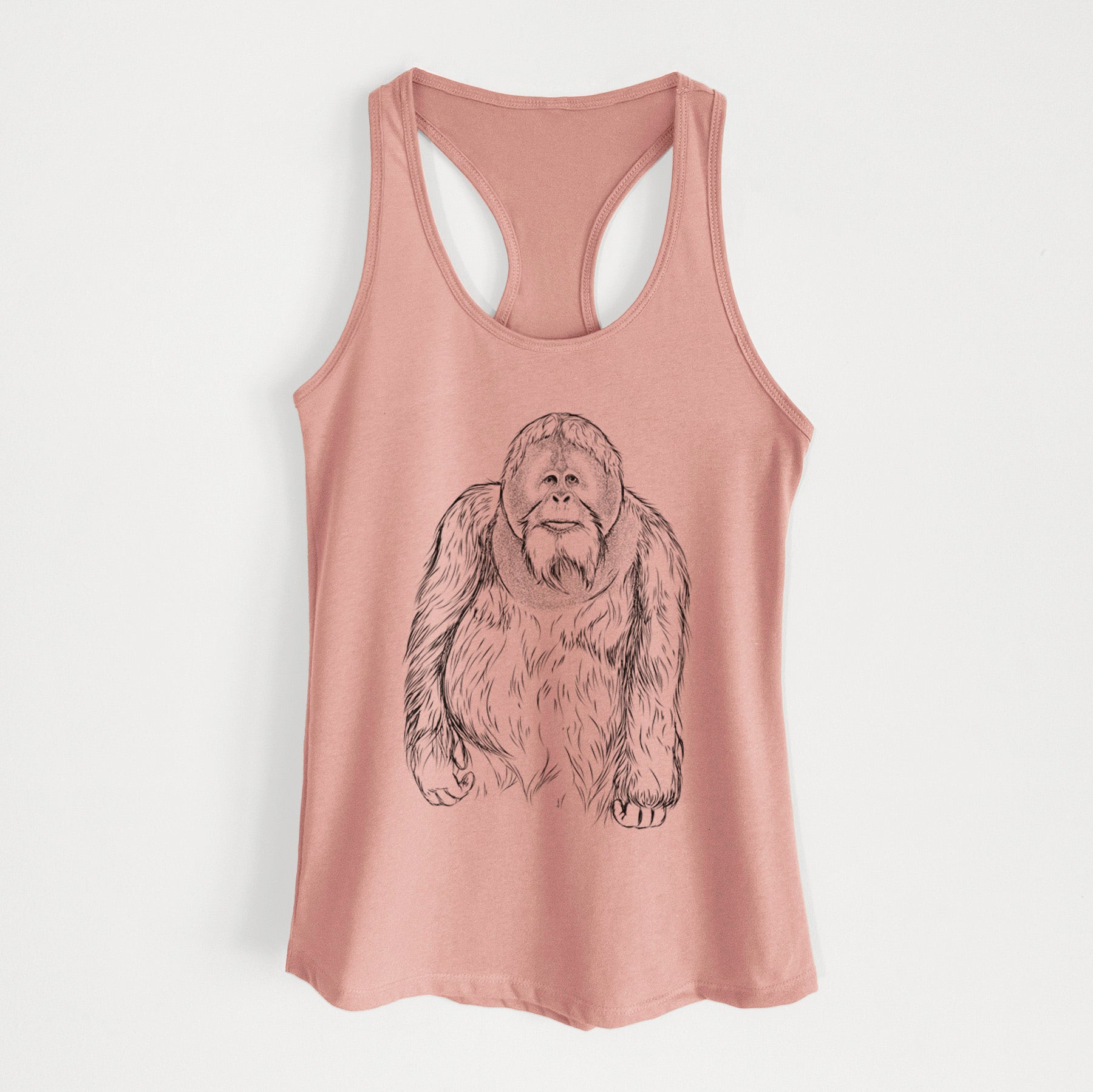 Horace the Male Orangutan - Women's Racerback Tanktop