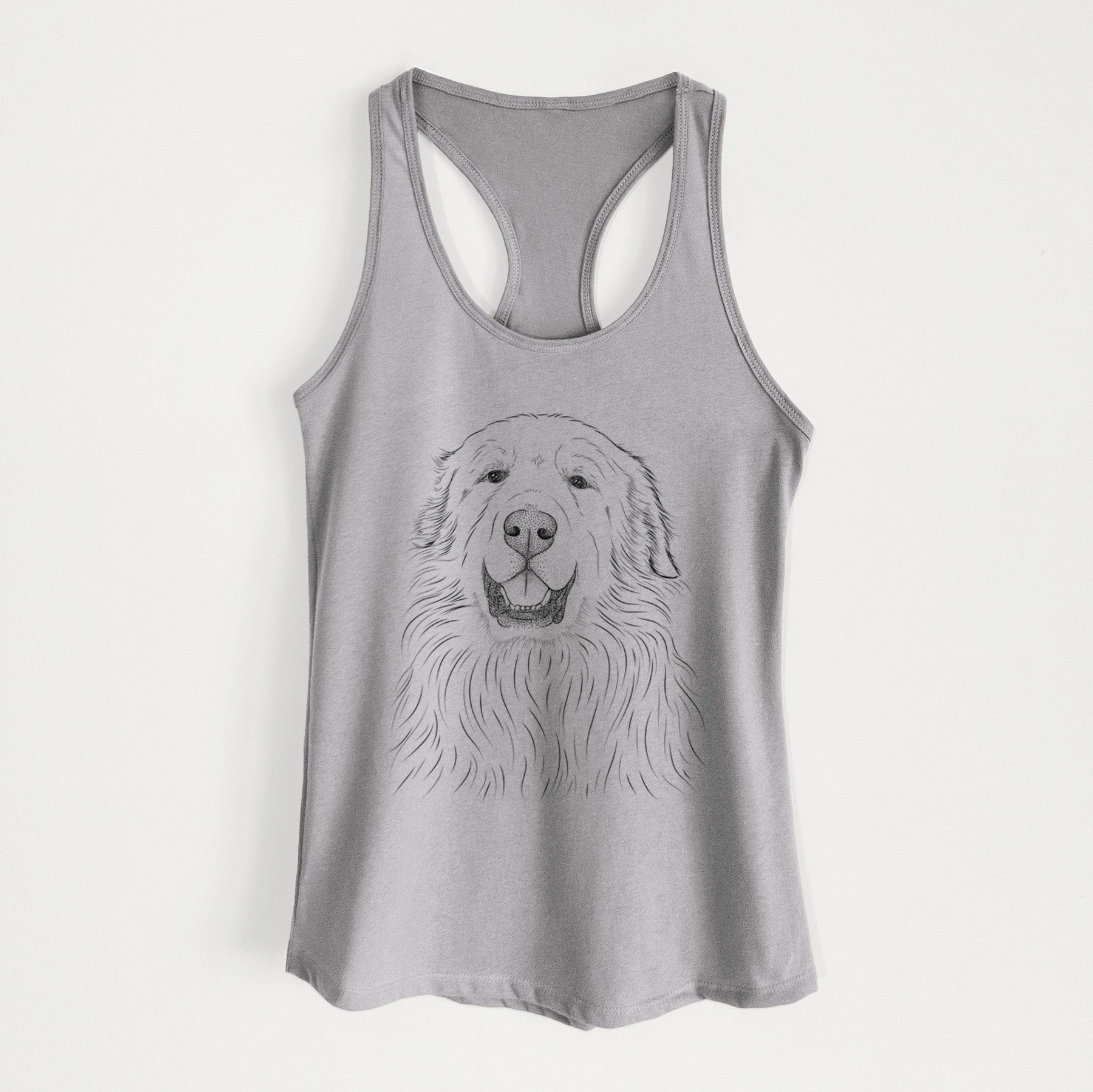 Horton the Great Pyrenees - Women's Racerback Tanktop